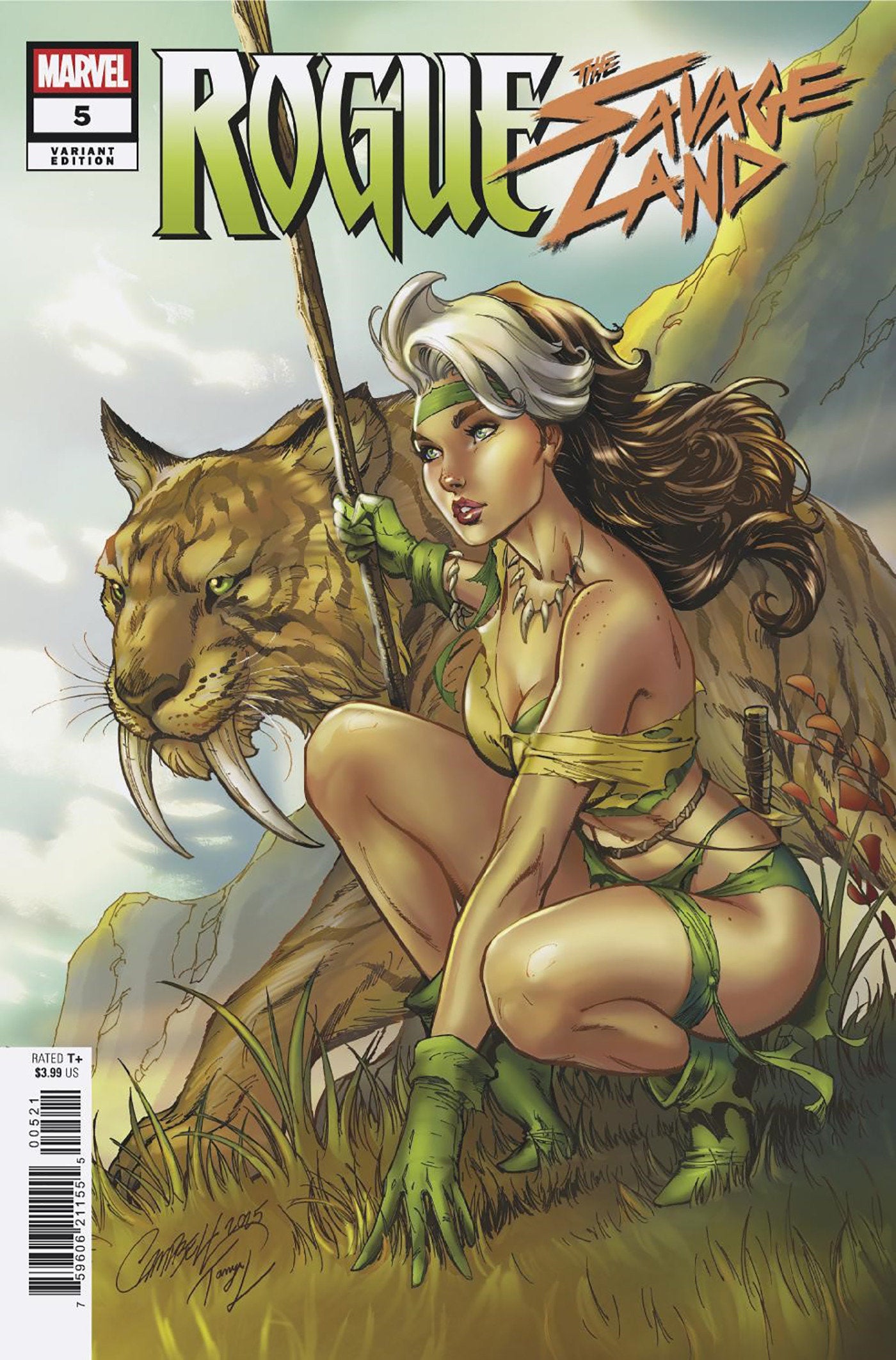 Rogue: The Savage Land #5 J. Scott Campbell Variant | Dragon's Lair Comics and Fantasy Houston TX