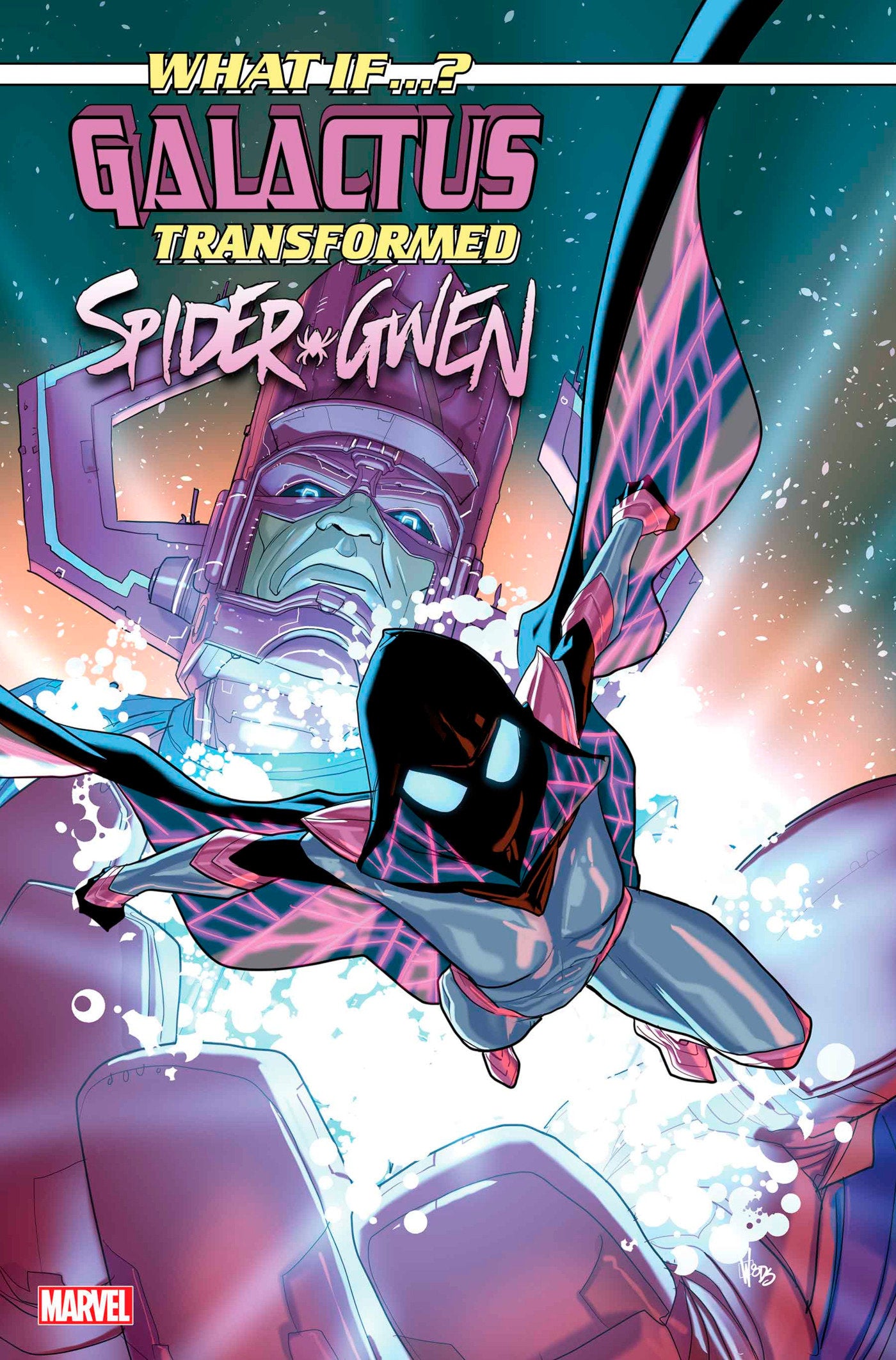 What If...? Galactus: Galactus Transformed Spider-Gwen? #1 Pete Woods Variant | Dragon's Lair Comics and Fantasy Houston TX