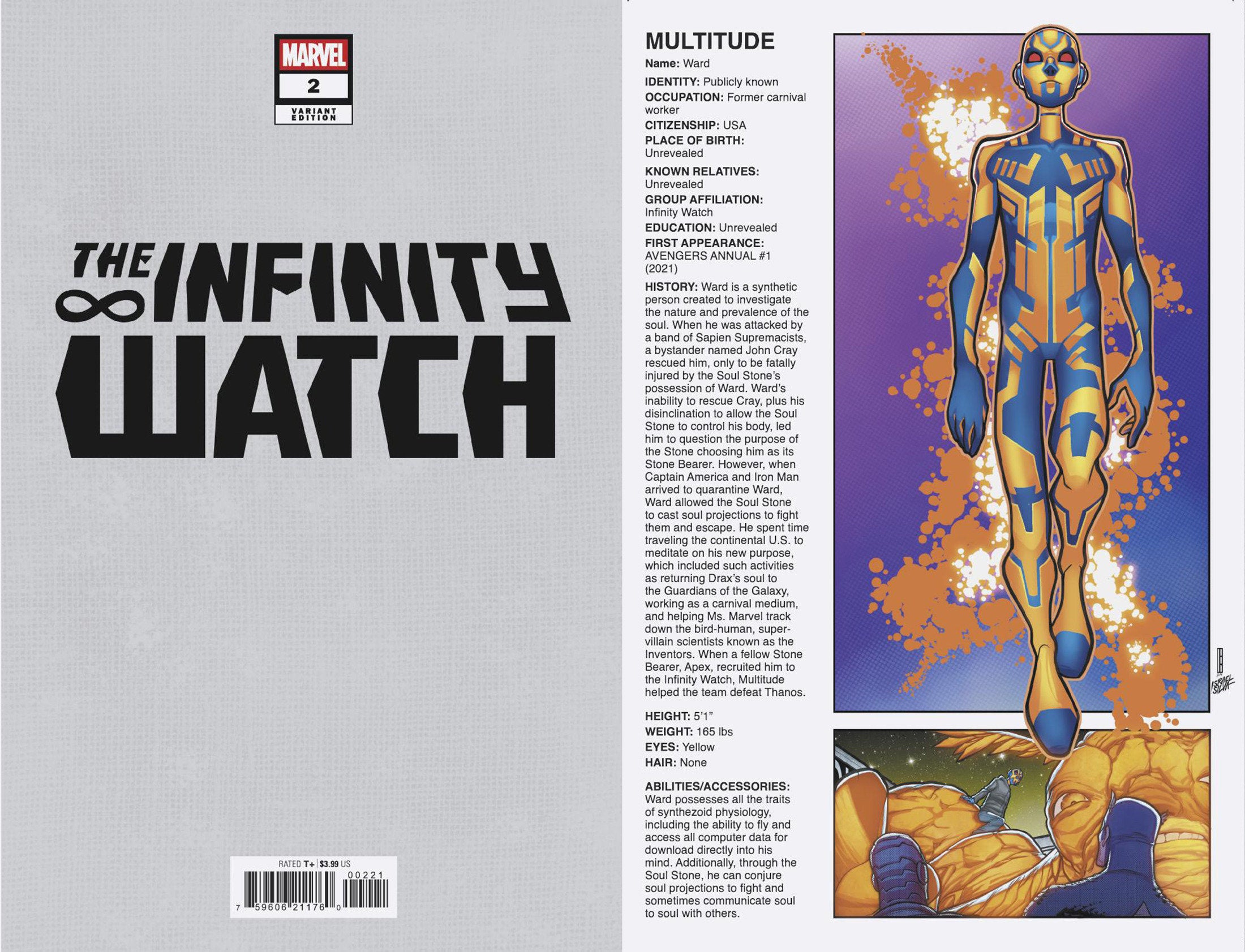 Infinity Watch #2 (Of 5) David Baldeon Handbook Homage Variant | Dragon's Lair Comics and Fantasy Houston TX