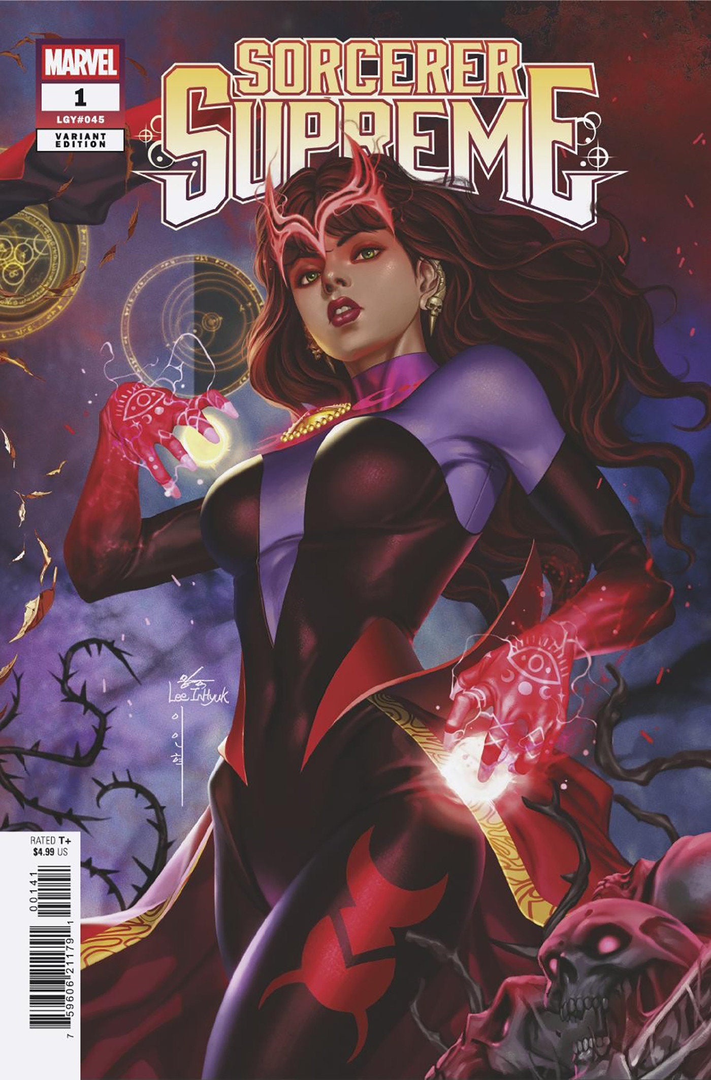 Sorcerer Supreme #1 Inhyuk Lee 3 Part Connecting Magic Variant C | Dragon's Lair Comics and Fantasy Houston TX