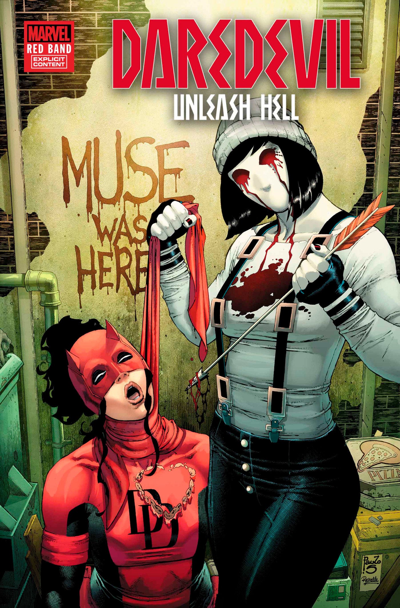 Daredevil Unleash Hell Red Band #3 (Of 5) (Polybag) | Dragon's Lair Comics and Fantasy Houston TX