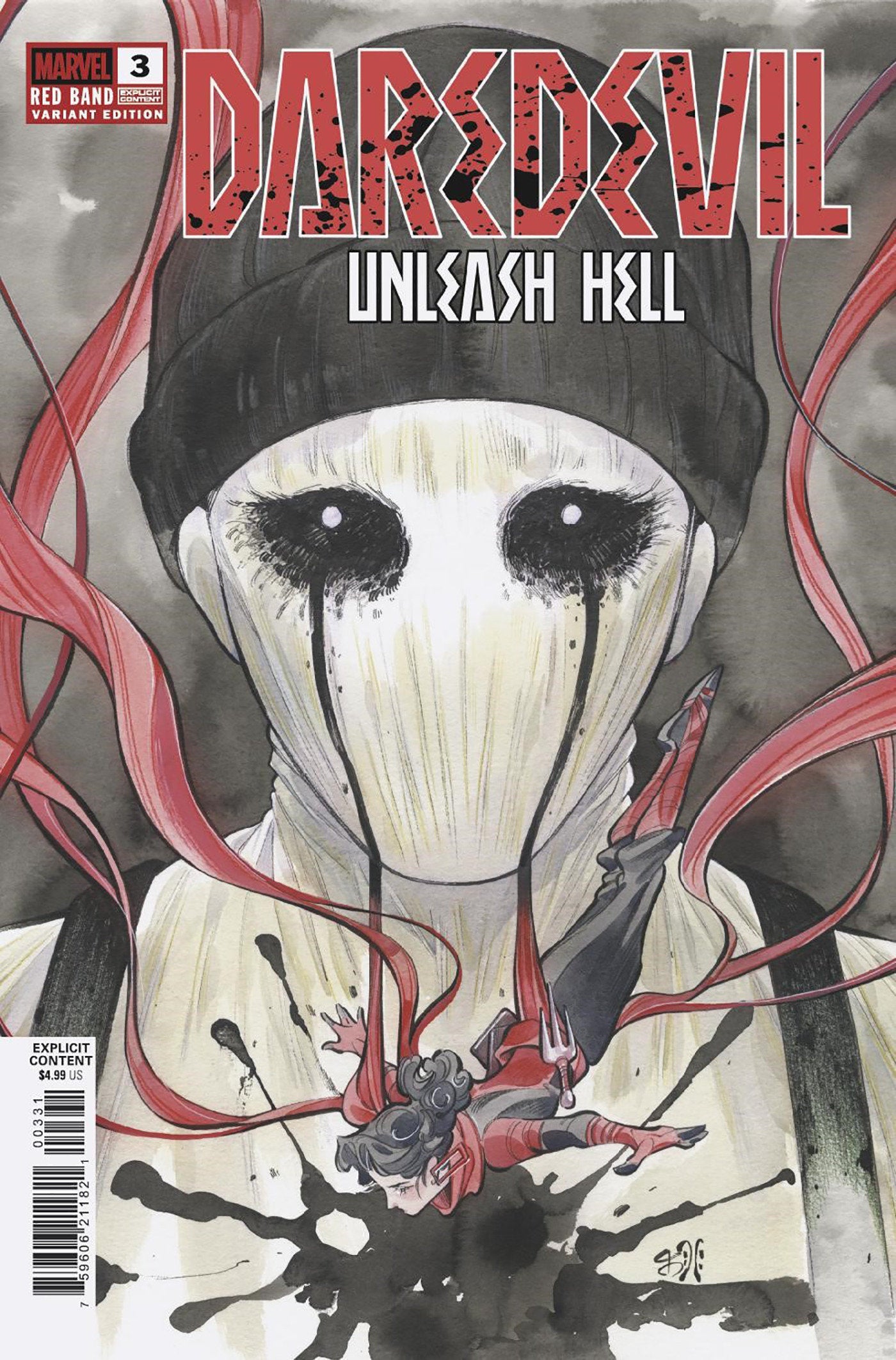 Daredevil Unleash Hell Red Band #3 (Of 5) Momoko Variant (Bag) | Dragon's Lair Comics and Fantasy Houston TX
