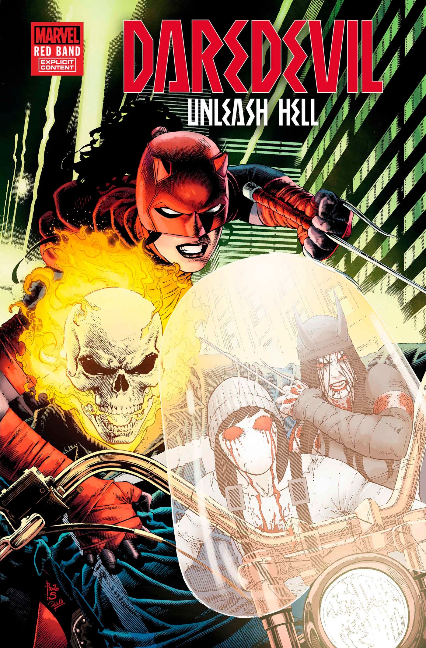 Daredevil: Unleash Hell - Red Band #4 [Polybagged] | Dragon's Lair Comics and Fantasy Houston TX