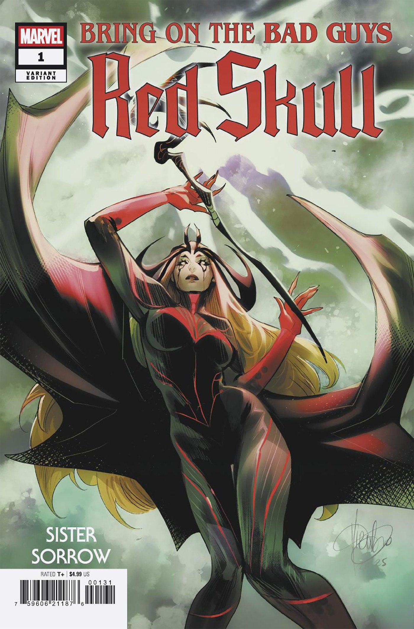 Bring On The Bad Guys: Red Skull #1 Mirka Andolfo Sister Sorrow Variant | Dragon's Lair Comics and Fantasy Houston TX