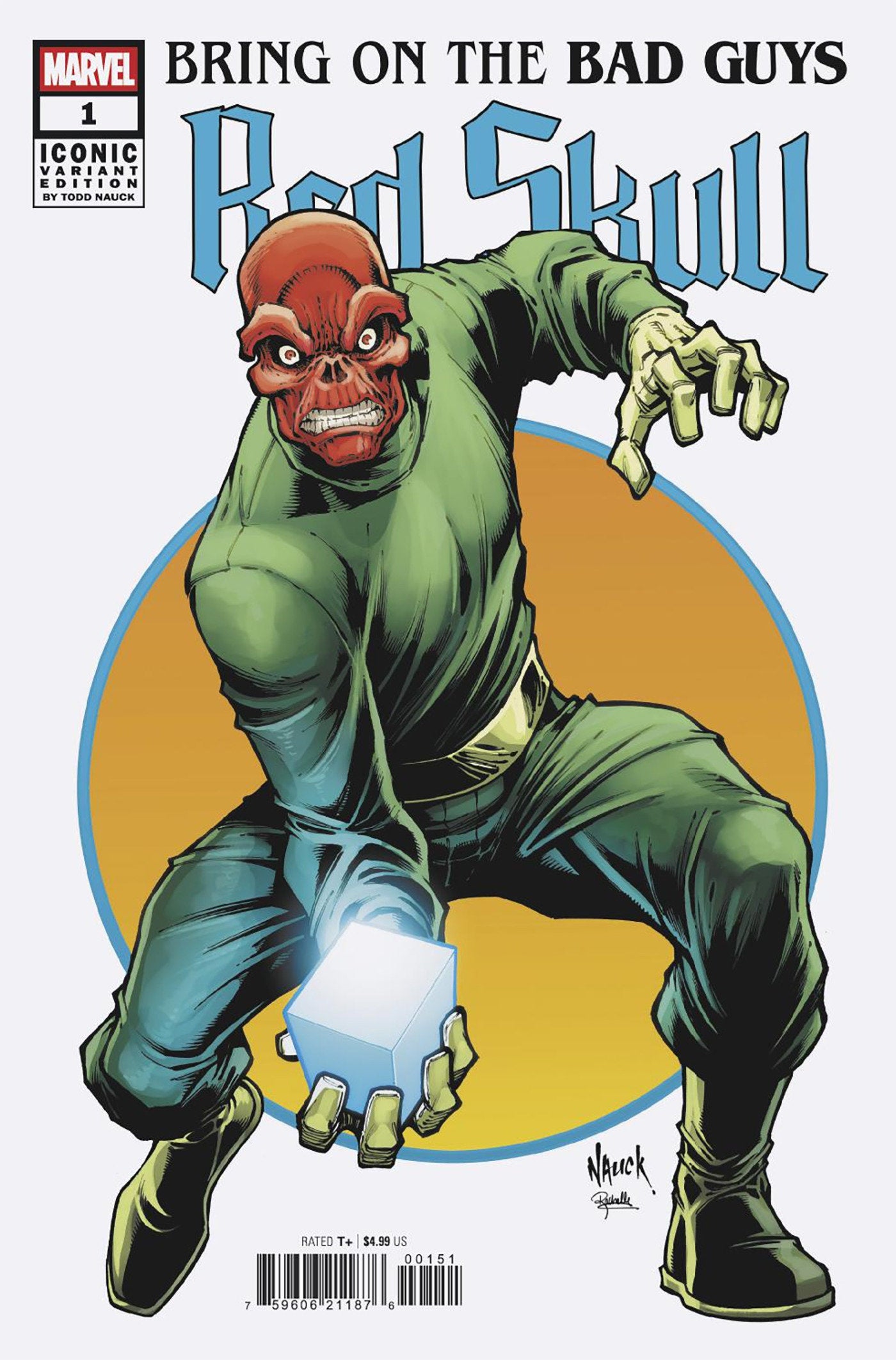 Bring On The Bad Guys: Red Skull #1 Todd Nauck Iconic Variant | Dragon's Lair Comics and Fantasy Houston TX