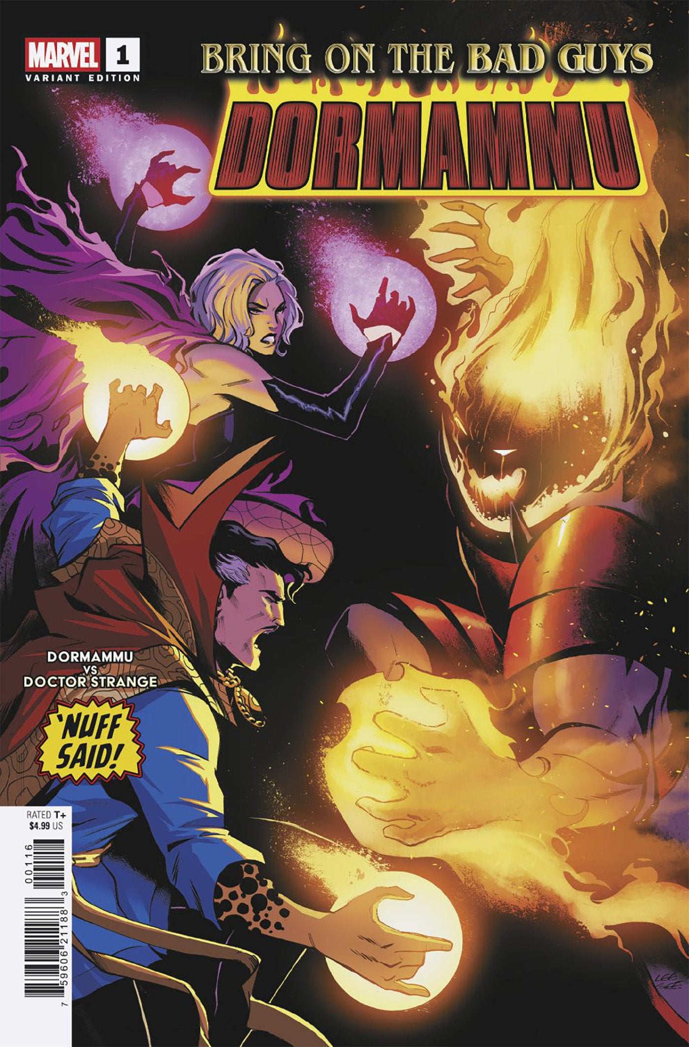 Bring On The Bad Guys: Dormammu #1 Lee Garbett Nuff Said Variant | Dragon's Lair Comics and Fantasy Houston TX