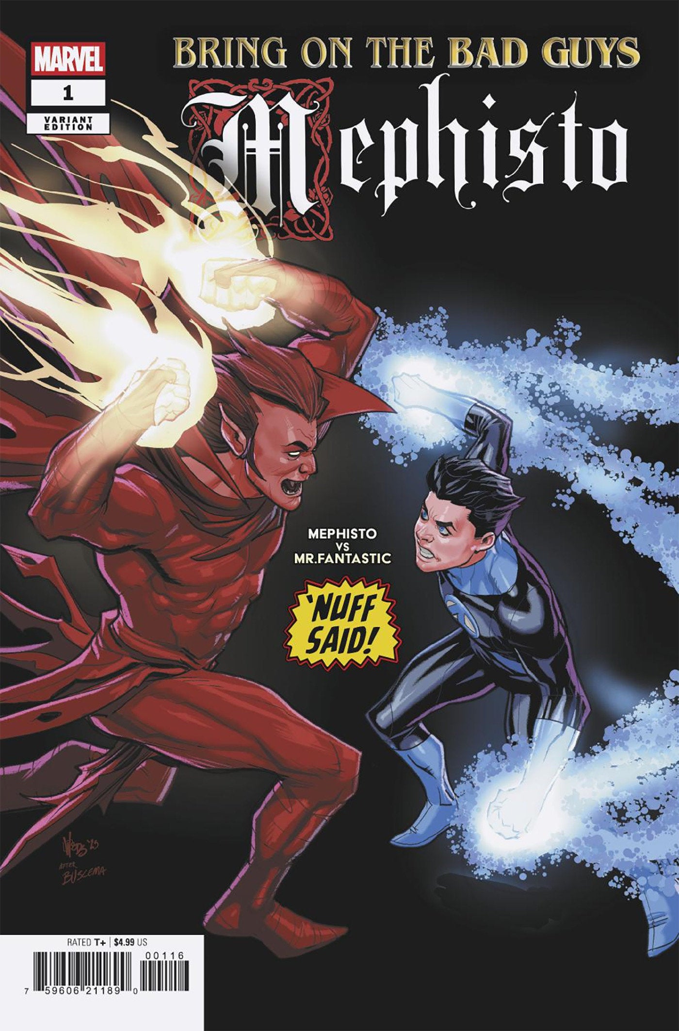 Bring On The Bad Guys: Mephisto #1 Pete Woods Nuff Said Variant | Dragon's Lair Comics and Fantasy Houston TX