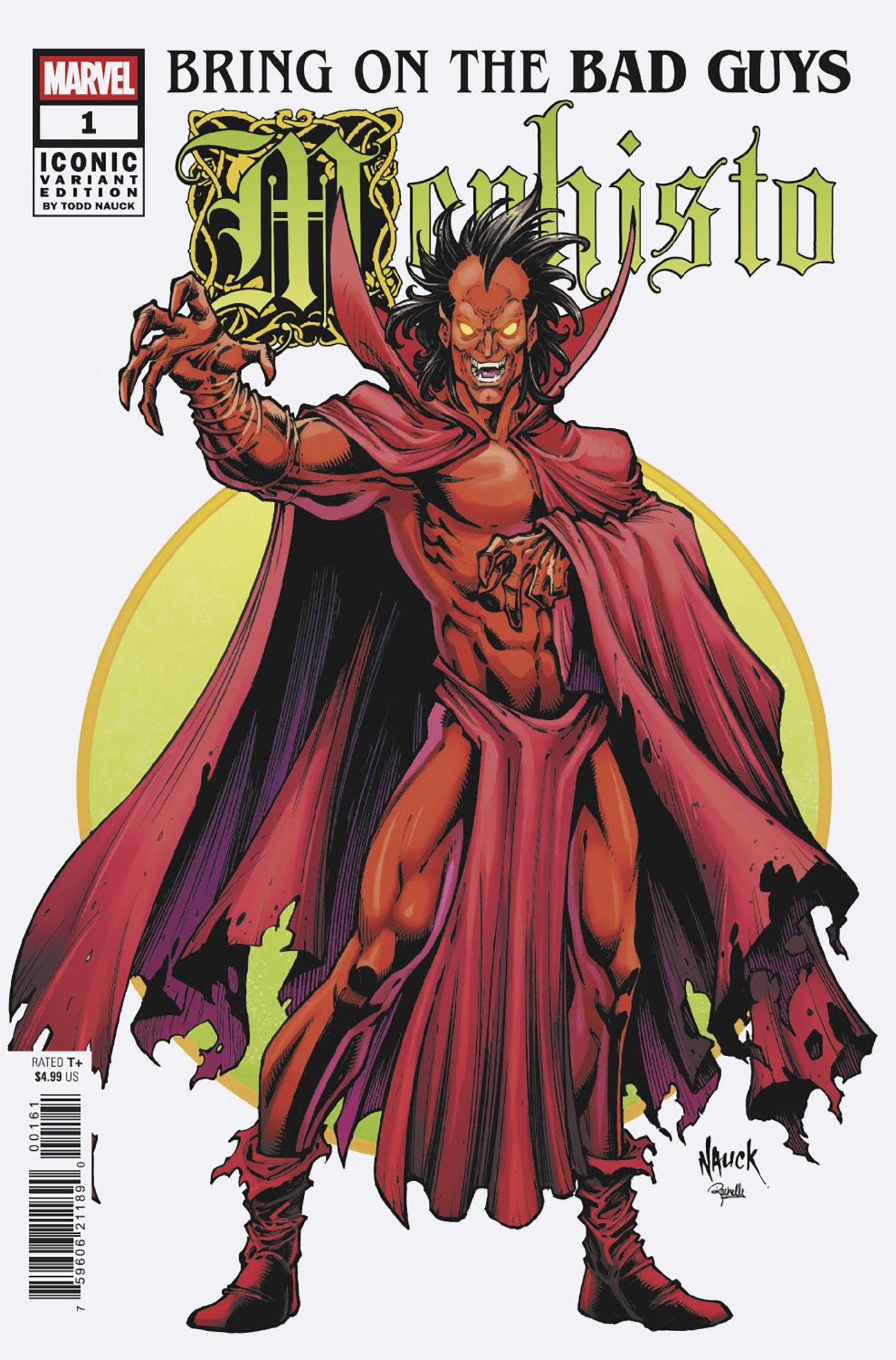 Bring On The Bad Guys: Mephisto #1 Todd Nauck Iconic Variant | Dragon's Lair Comics and Fantasy Houston TX