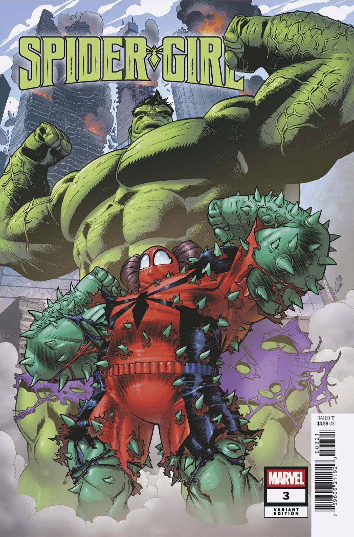 Spider-Girl #3 Javier Garron Spider-Girl Funhouse Mirror Variant | Dragon's Lair Comics and Fantasy Houston TX