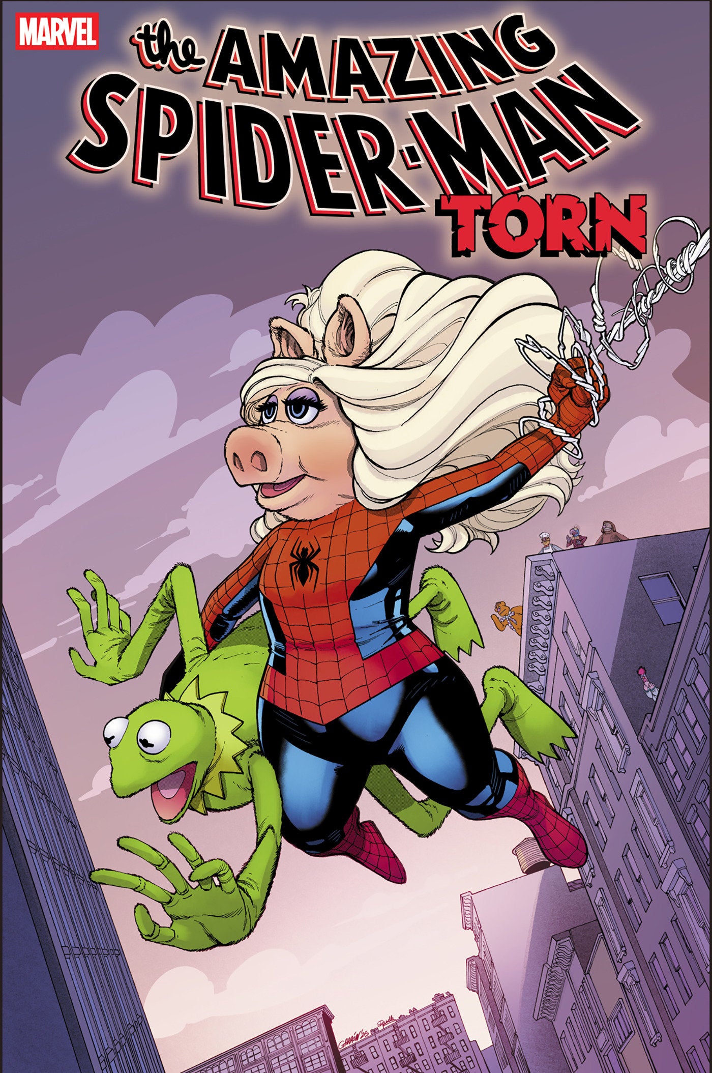 Amazing Spider Man: Torn #1 Javier Garron Muppets Variant | Dragon's Lair Comics and Fantasy Houston TX