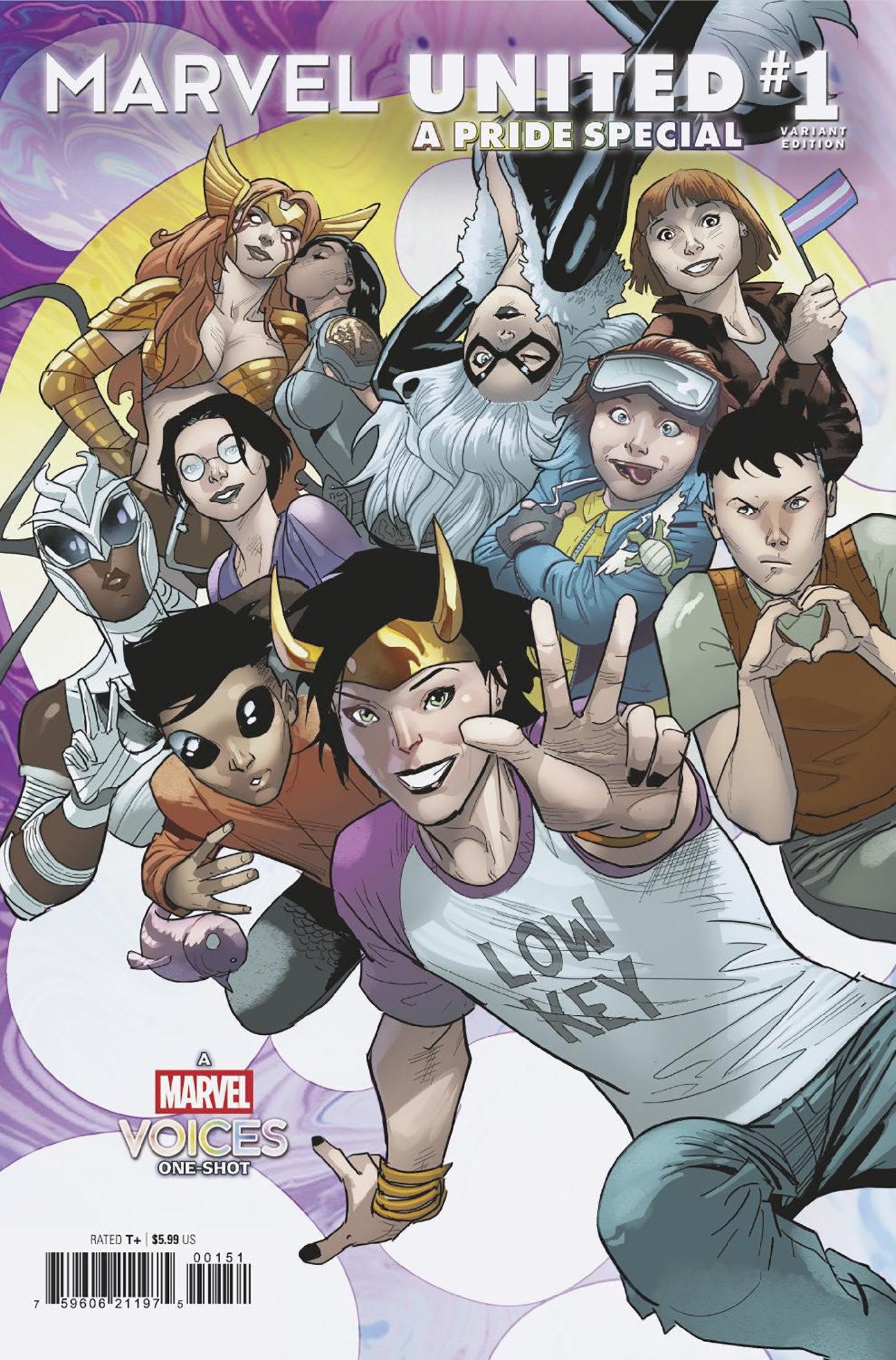 Marvel United: A Pride Special #1 Jan Bazaldua Variant | Dragon's Lair Comics and Fantasy Houston TX