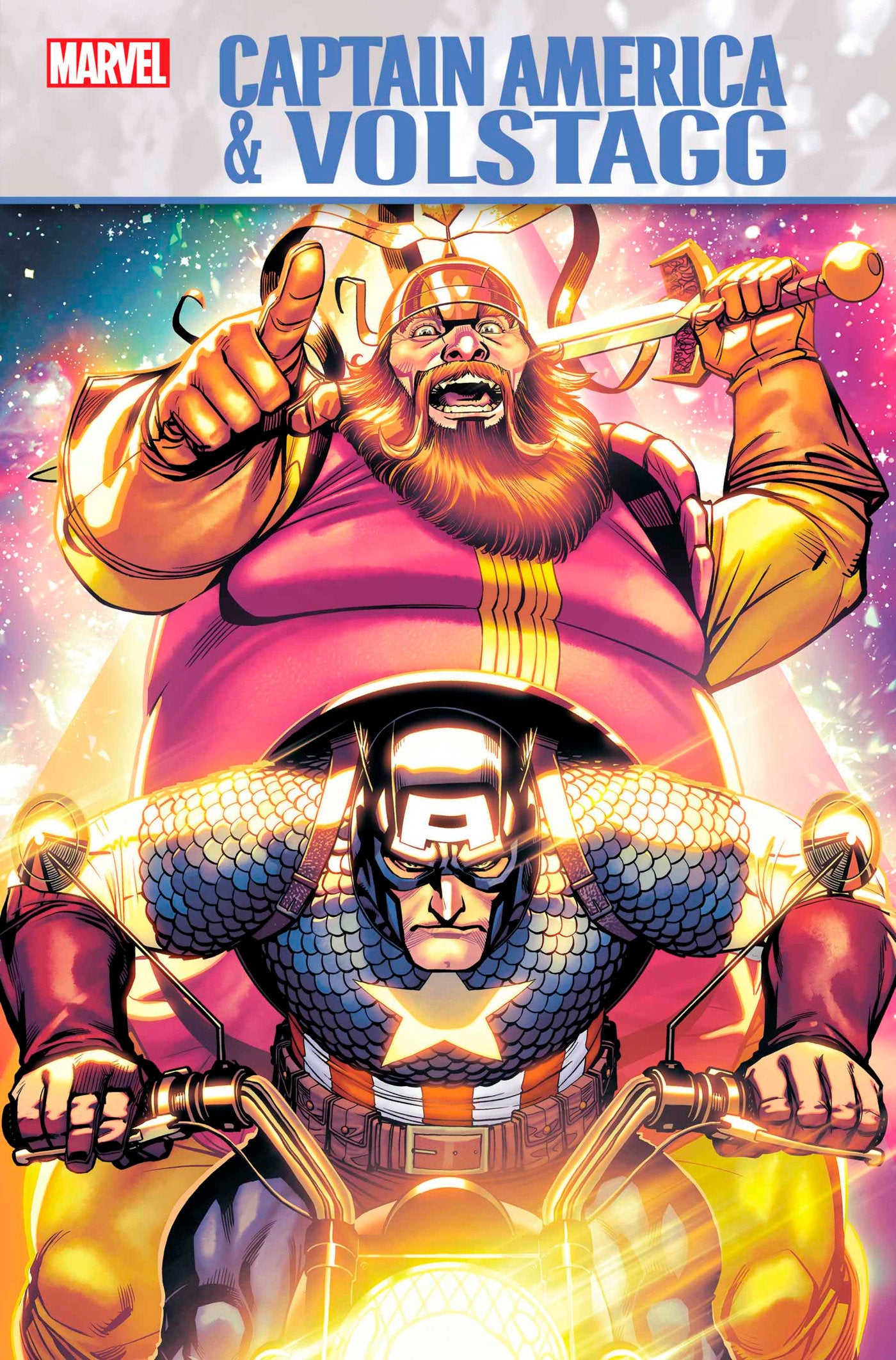 Captain America & Volstagg #1 Bernard Chang Variant | Dragon's Lair Comics and Fantasy Houston TX