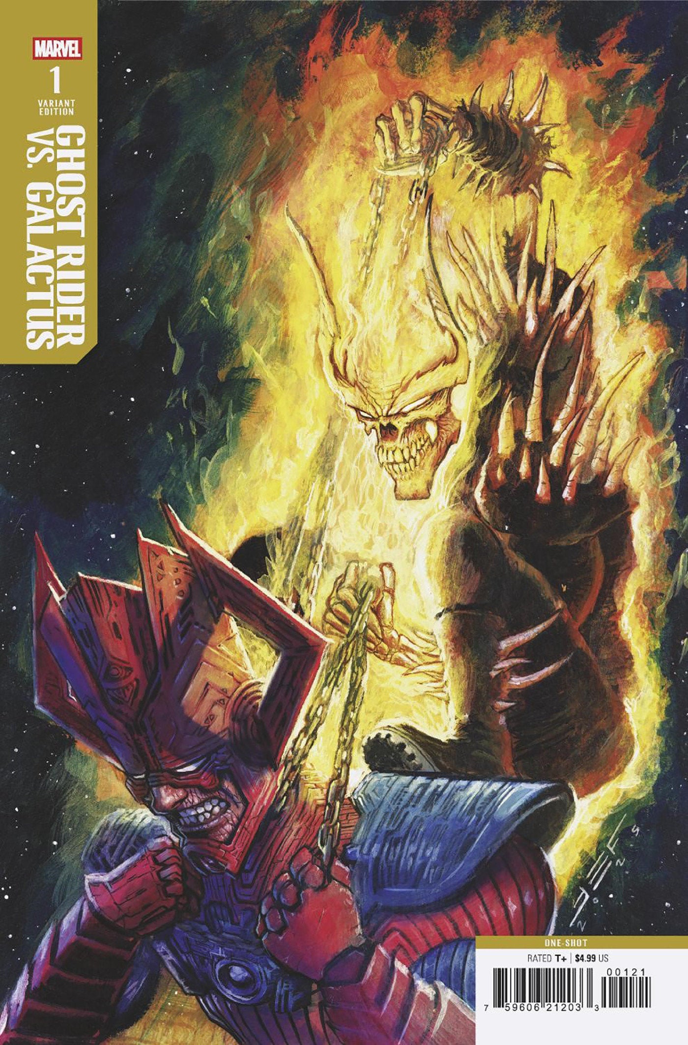 Ghost Rider vs. Galactus #1 Juan Ferreyra Variant | Dragon's Lair Comics and Fantasy Houston TX