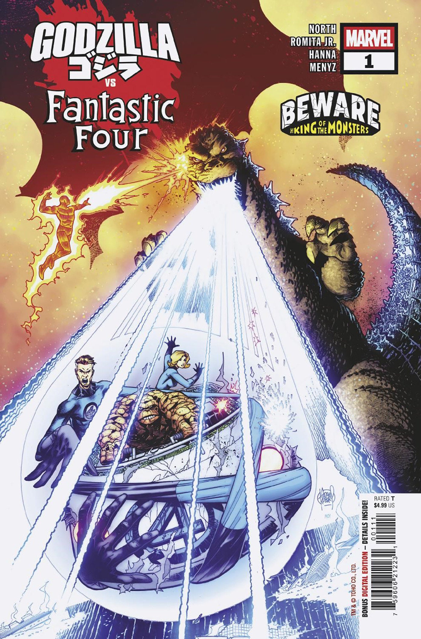 Godzilla vs. Fantastic Four #1 | Dragon's Lair Comics and Fantasy Houston TX