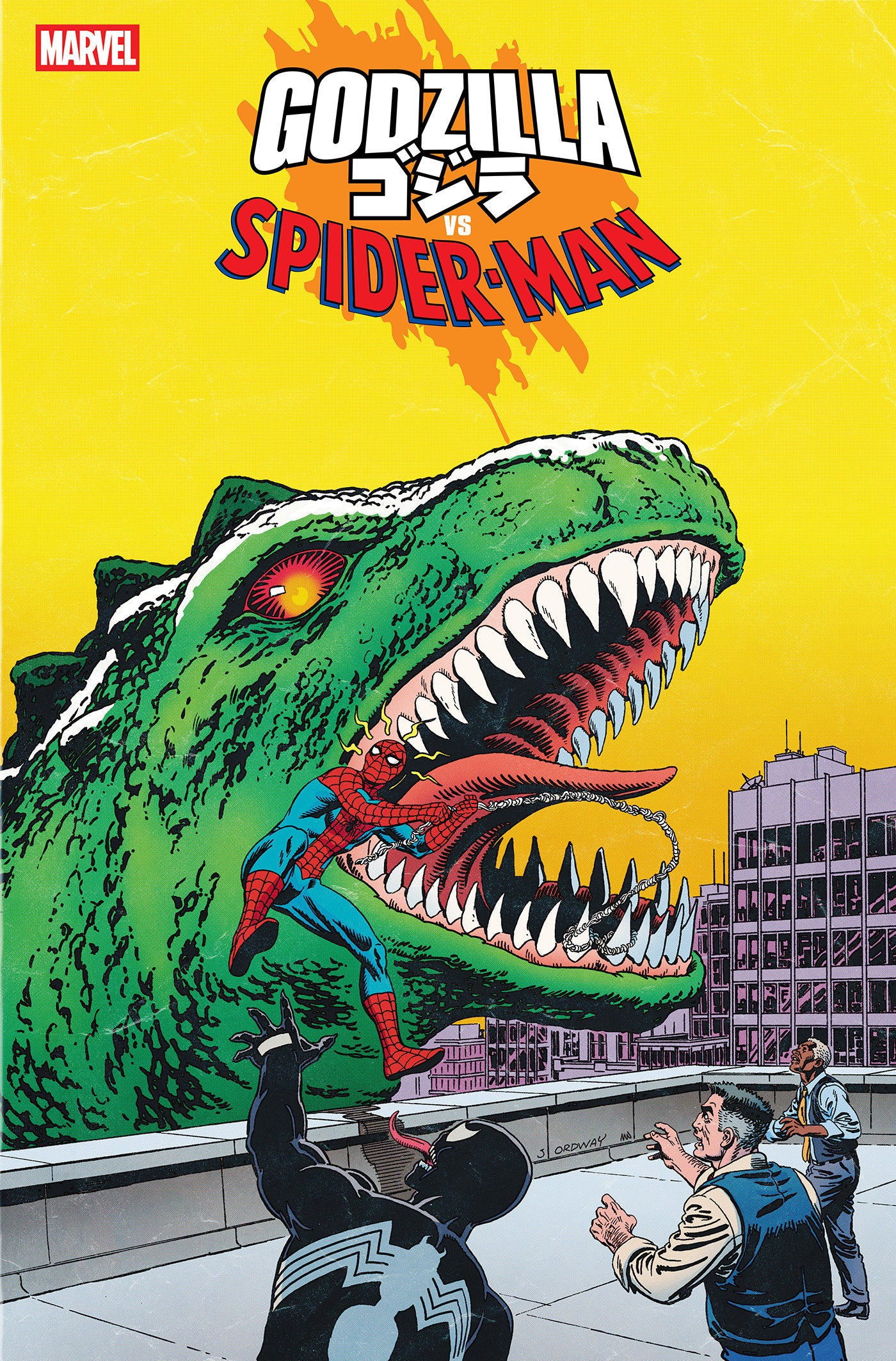 Godzilla vs. Spider-Man #1 Jerry Ordway Godzilla King Of The Monsters Homage Variant | Dragon's Lair Comics and Fantasy Houston TX