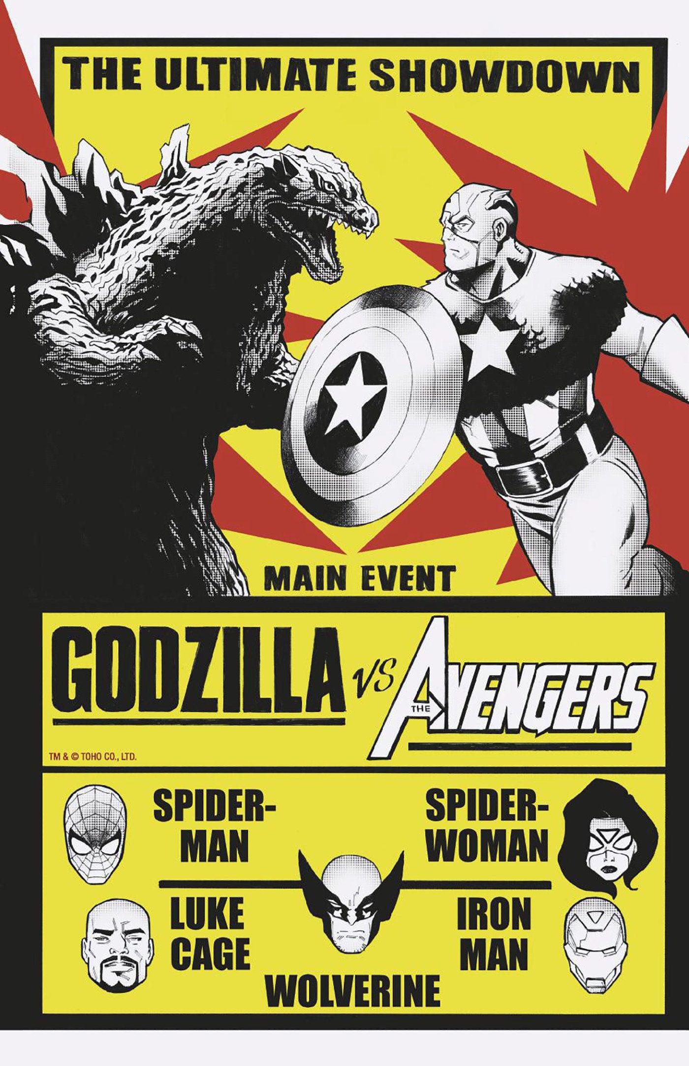 Godzilla vs. Avengers #1 Lee Garbett Versus Variant | Dragon's Lair Comics and Fantasy Houston TX