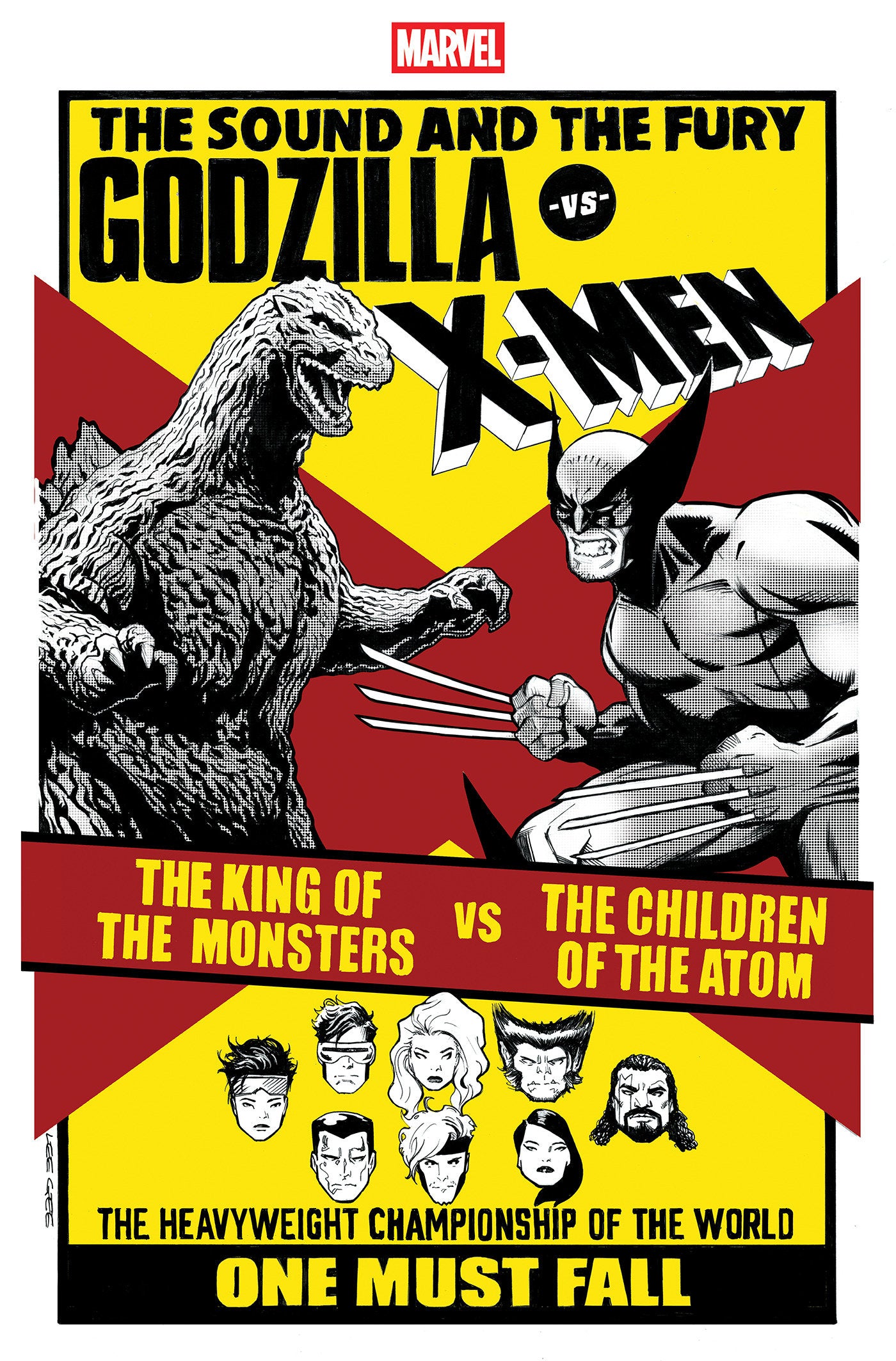 Godzilla vs. X-Men #1 Lee Garbett Versus Variant | Dragon's Lair Comics and Fantasy Houston TX