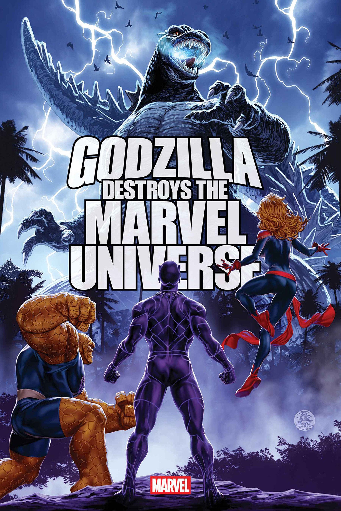 Godzilla Destroys The Marvel Universe #4 | Dragon's Lair Comics and Fantasy Houston TX