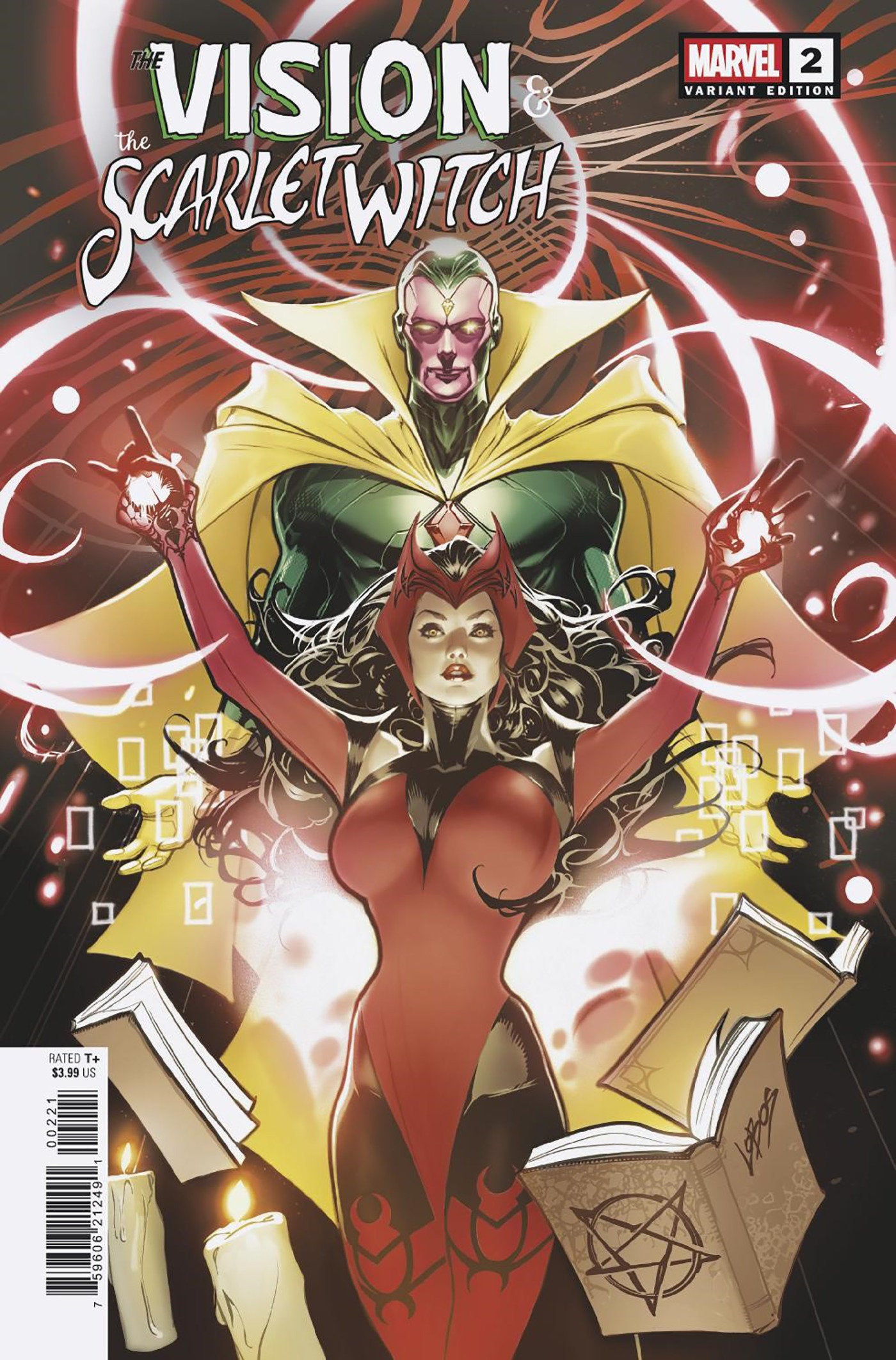 The Vision & The Scarlet Witch #2 Pablo Villalobos Variant | Dragon's Lair Comics and Fantasy Houston TX