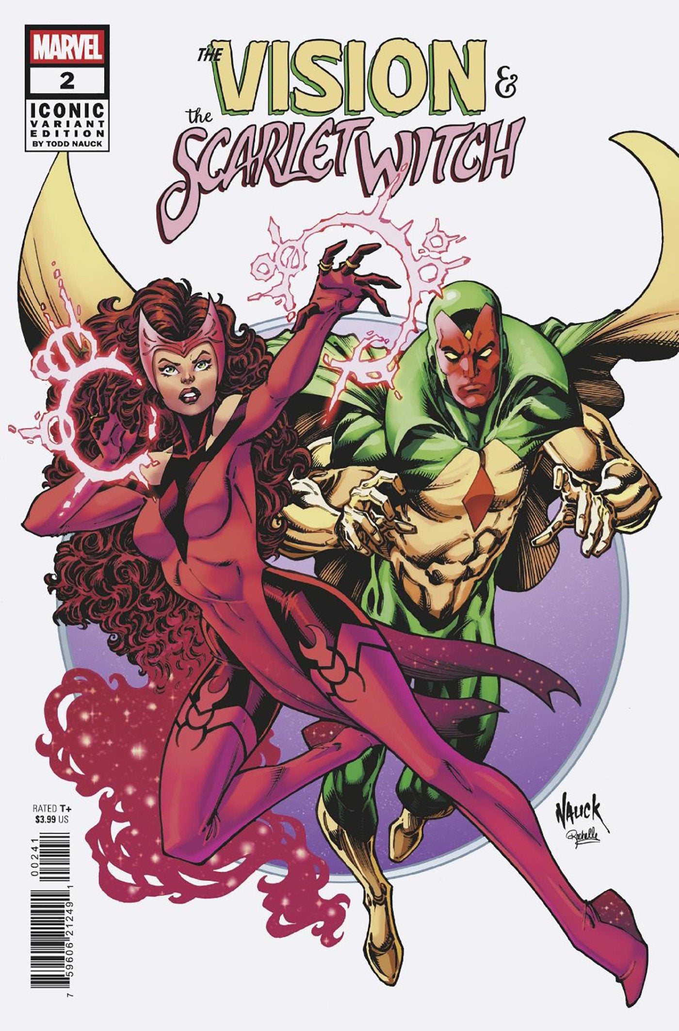 The Vision & The Scarlet Witch #2 Todd Nauck Iconic Variant | Dragon's Lair Comics and Fantasy Houston TX