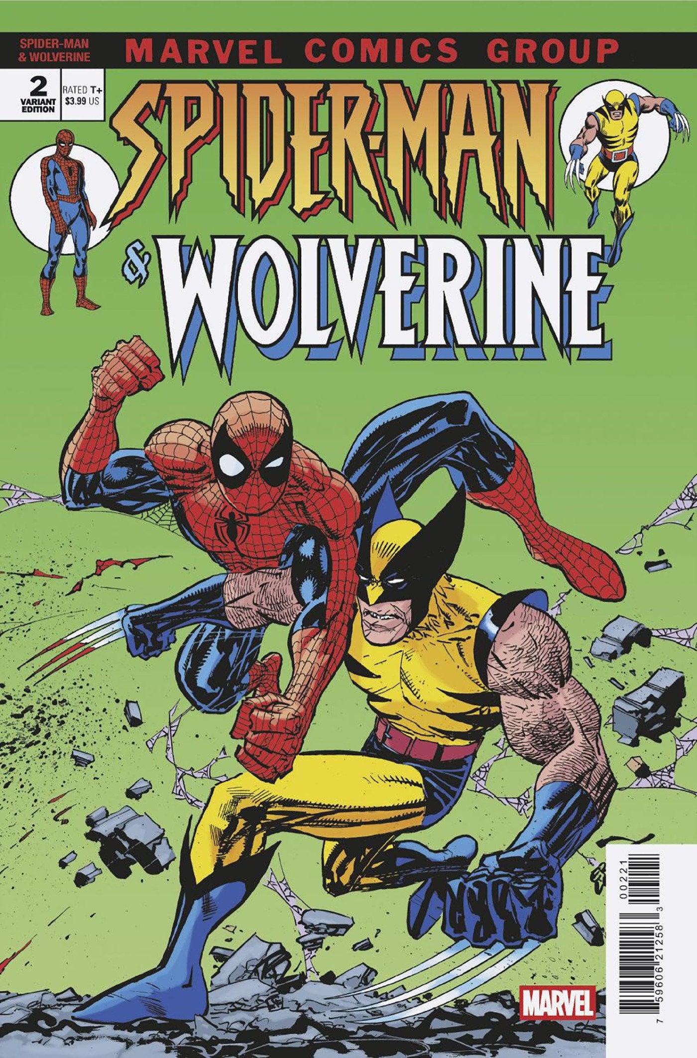 Spider-Man & Wolverine #2 Erik Larsen Variant | Dragon's Lair Comics and Fantasy Houston TX