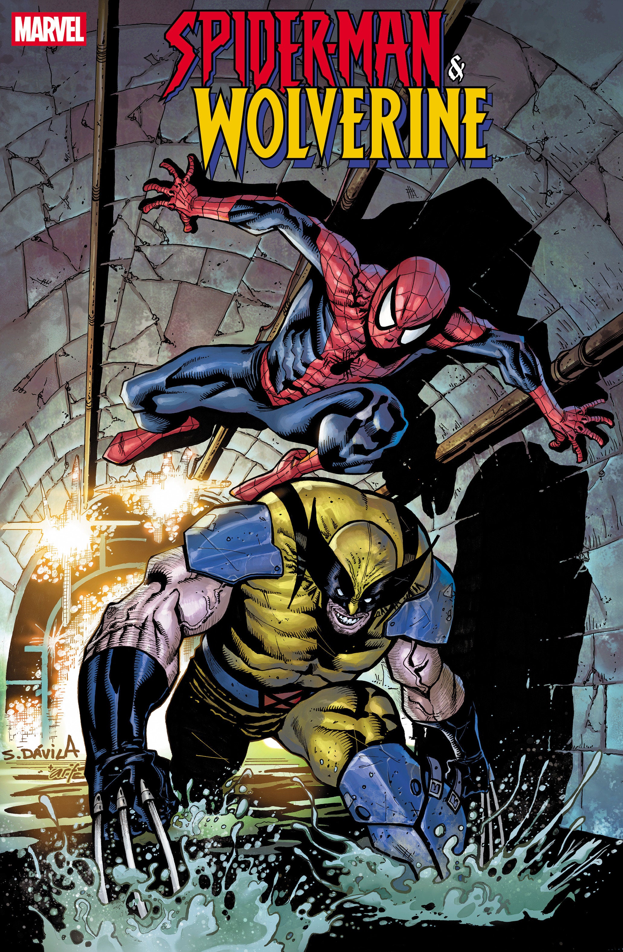 Spider-Man & Wolverine #7 Sergio Davila Variant | Dragon's Lair Comics and Fantasy Houston TX