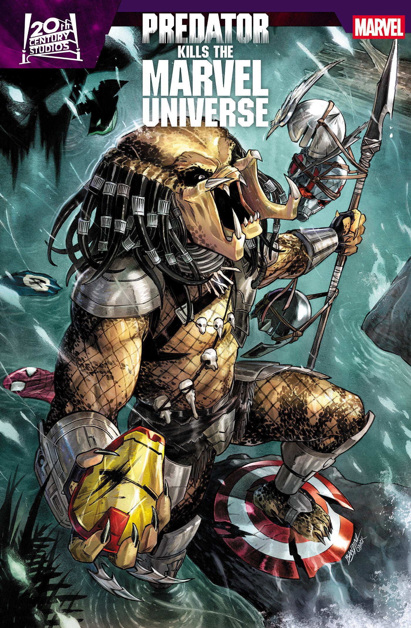 Predator Kills The Marvel Universe #1 Michele Bandini 2 Nd Printing Variant | Dragon's Lair Comics and Fantasy Houston TX