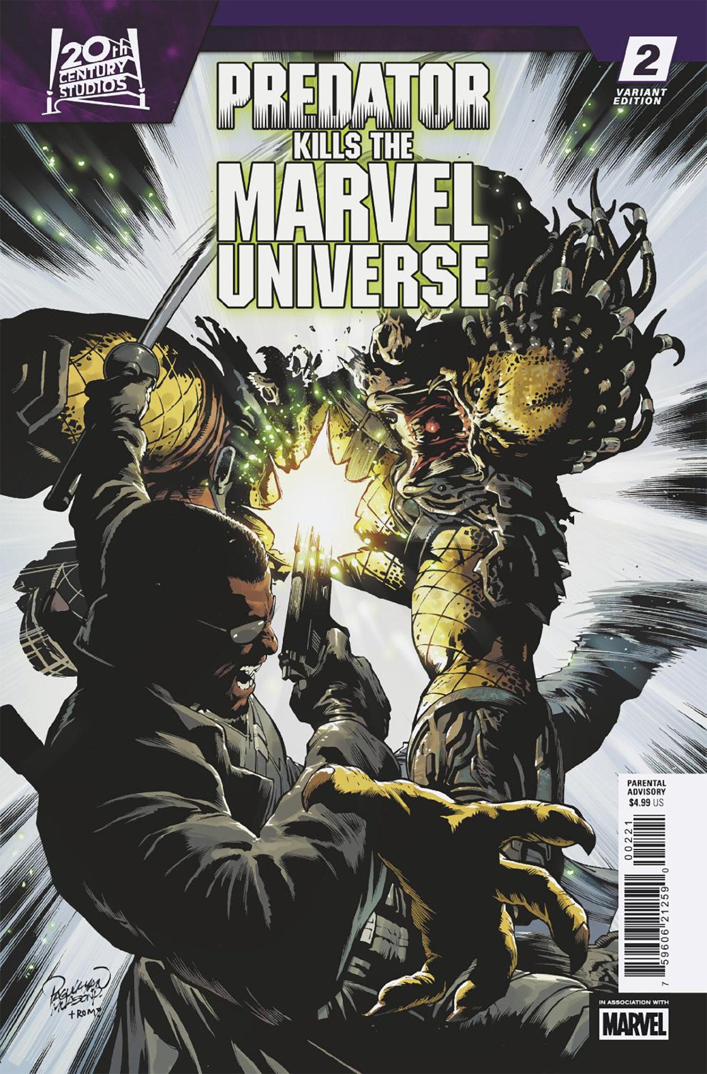 Predator Kills The Marvel Universe #2 Carlo Pagulayan Hunting The Hunters Variant | Dragon's Lair Comics and Fantasy Houston TX