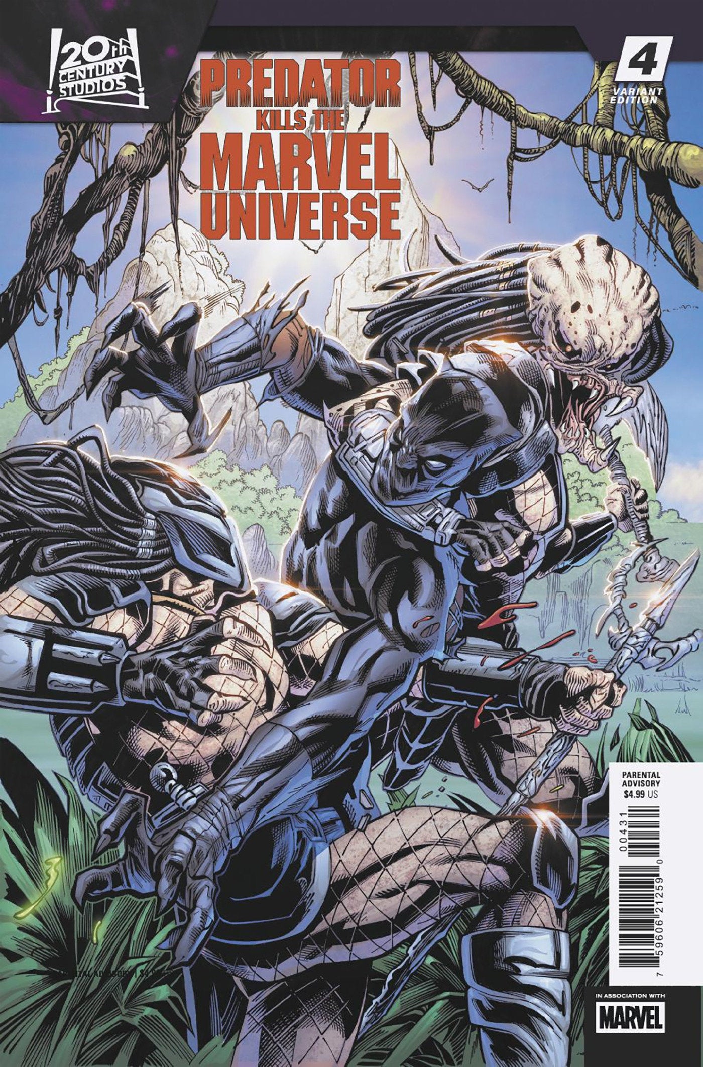 Predator Kills The Marvel Universe #4 Chris Campana Variant | Dragon's Lair Comics and Fantasy Houston TX