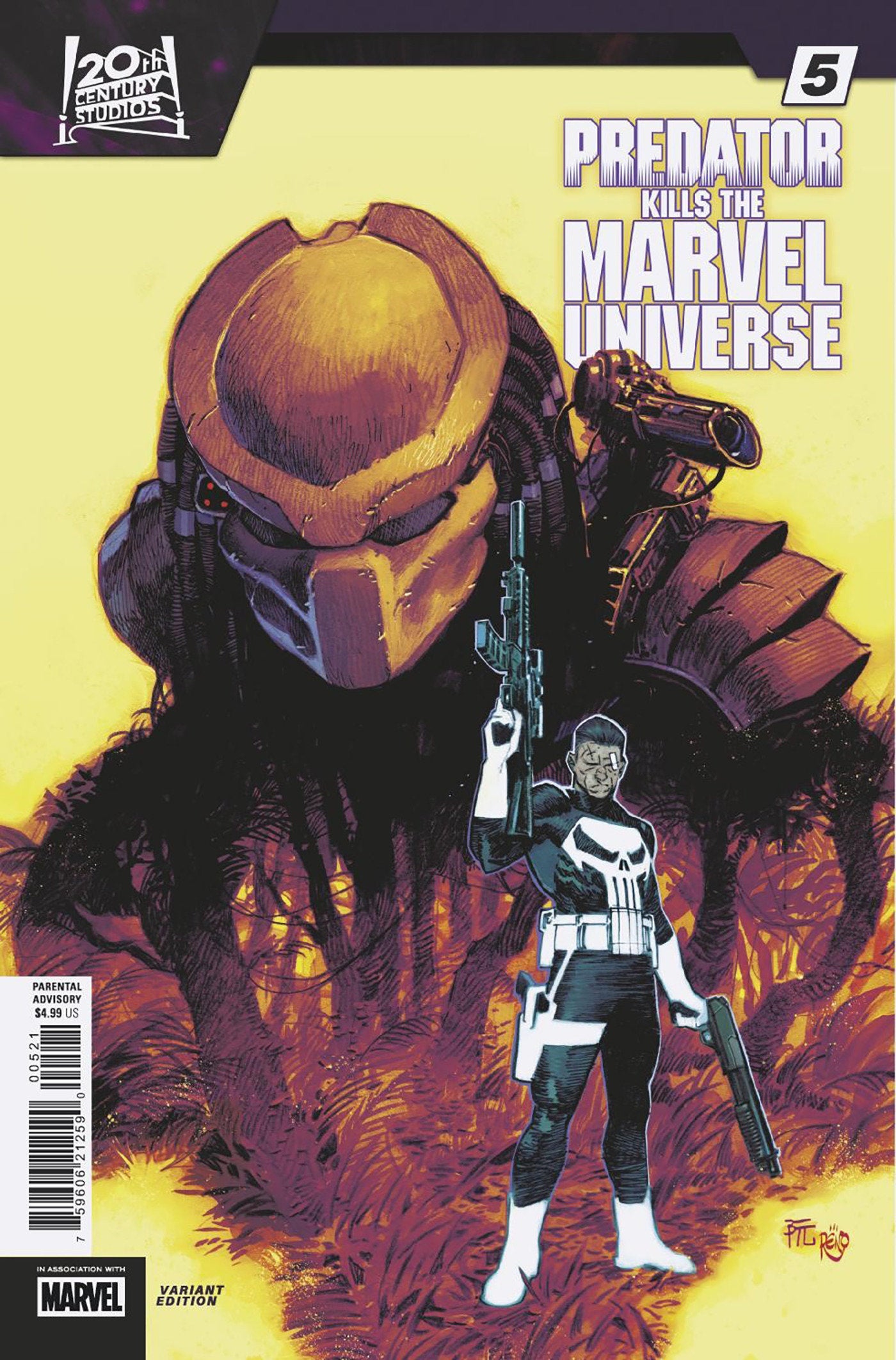 Predator Kills The Marvel Universe #5 Dike Ruan Hunting The Hunters Variant | Dragon's Lair Comics and Fantasy Houston TX