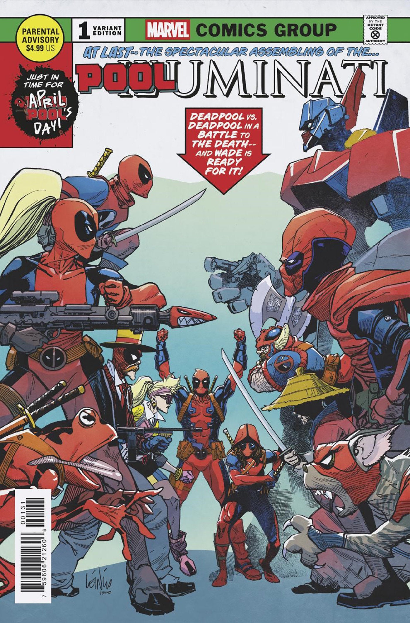 Pooluminati #1 Leinil Yu Variant | Dragon's Lair Comics and Fantasy Houston TX
