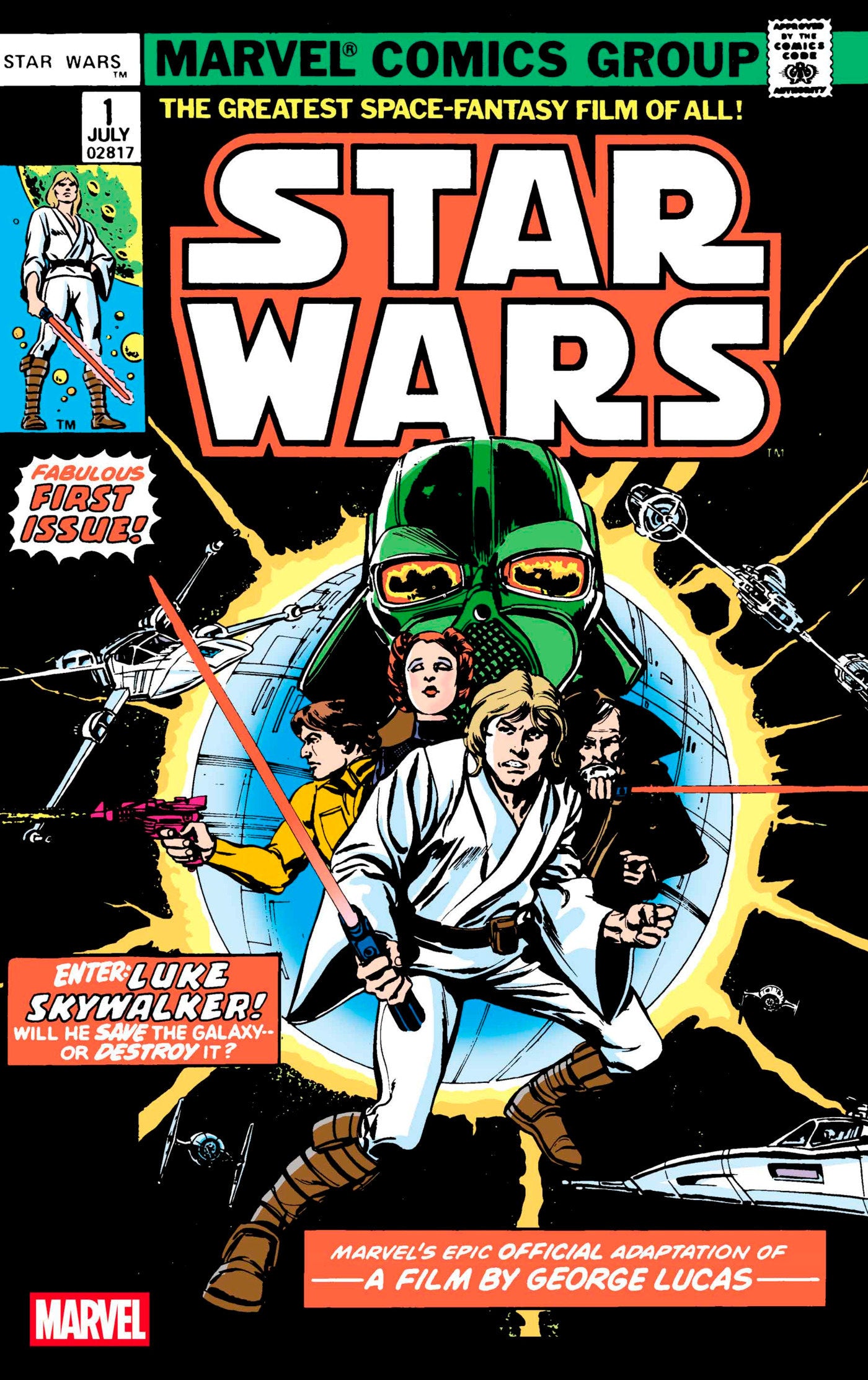 Star Wars 1977 #1 Facsimile Edition New Printing | Dragon's Lair Comics and Fantasy Houston TX