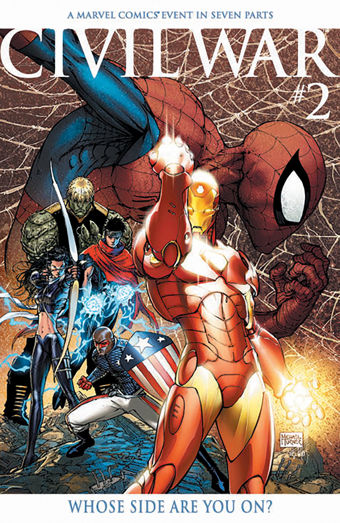Civil War #2 Facsimile Edition Michael Turner Foil Variant | Dragon's Lair Comics and Fantasy Houston TX