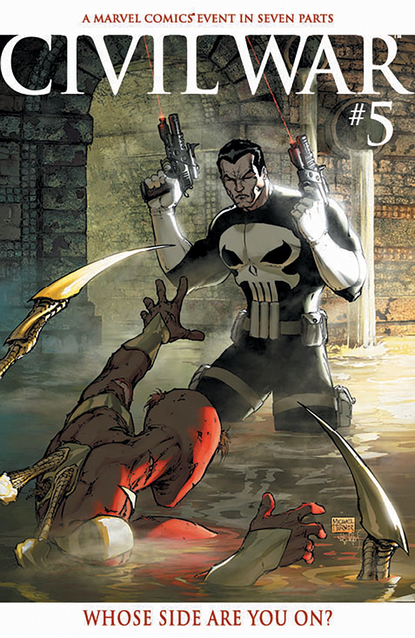 Civil War #5 Facsimile Edition Michael Turner Foil Variant | Dragon's Lair Comics and Fantasy Houston TX