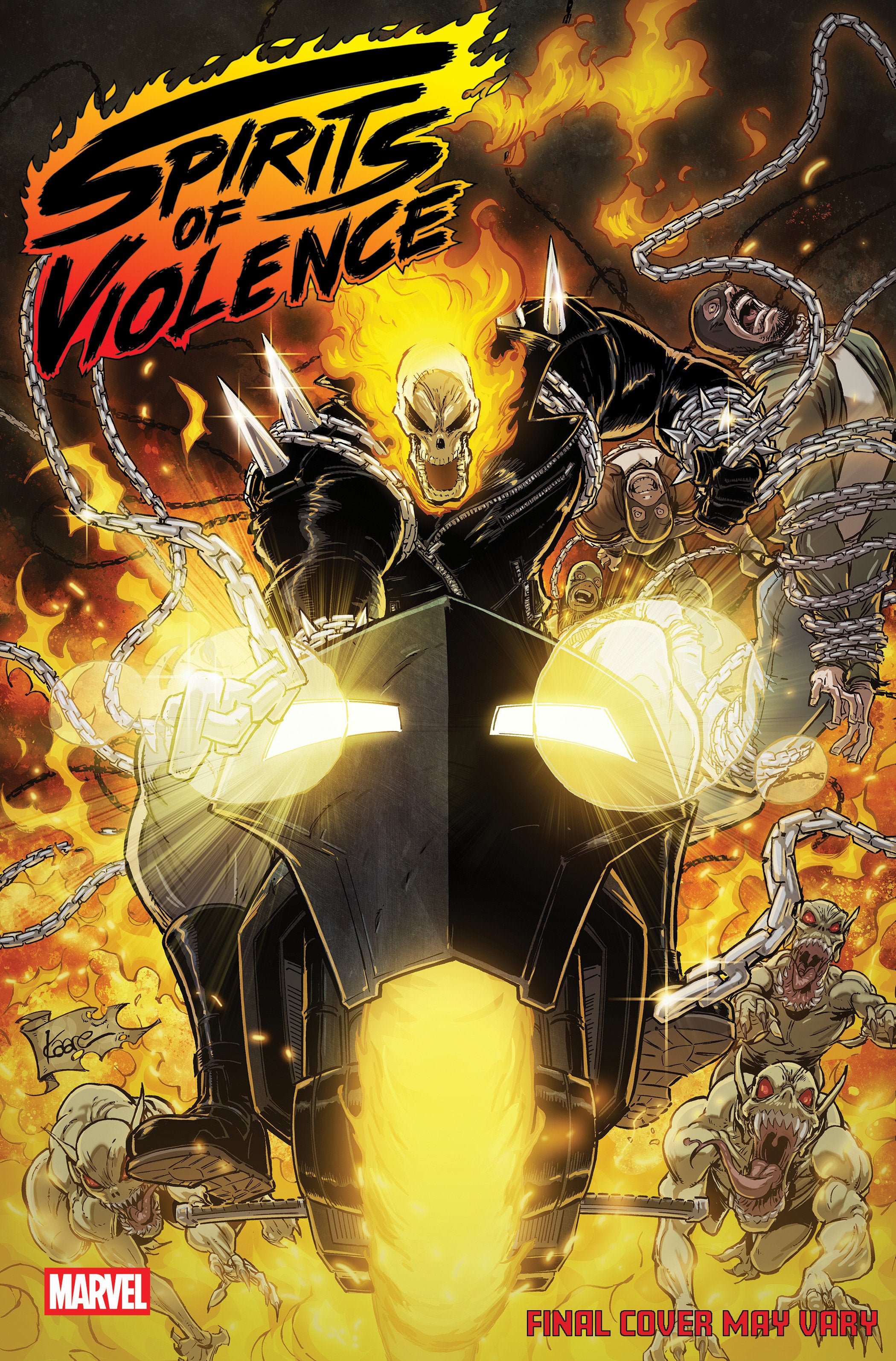 Spirits Of Violence #4 Kaare Andrews Variant | Dragon's Lair Comics and Fantasy Houston TX