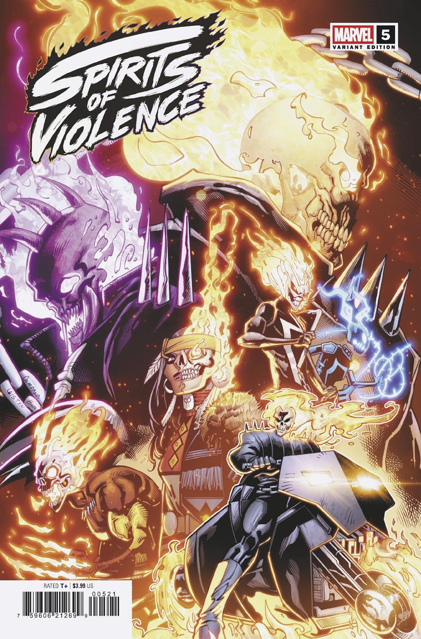 Spirits Of Violence #5 Chris Campana Variant | Odin's Lair