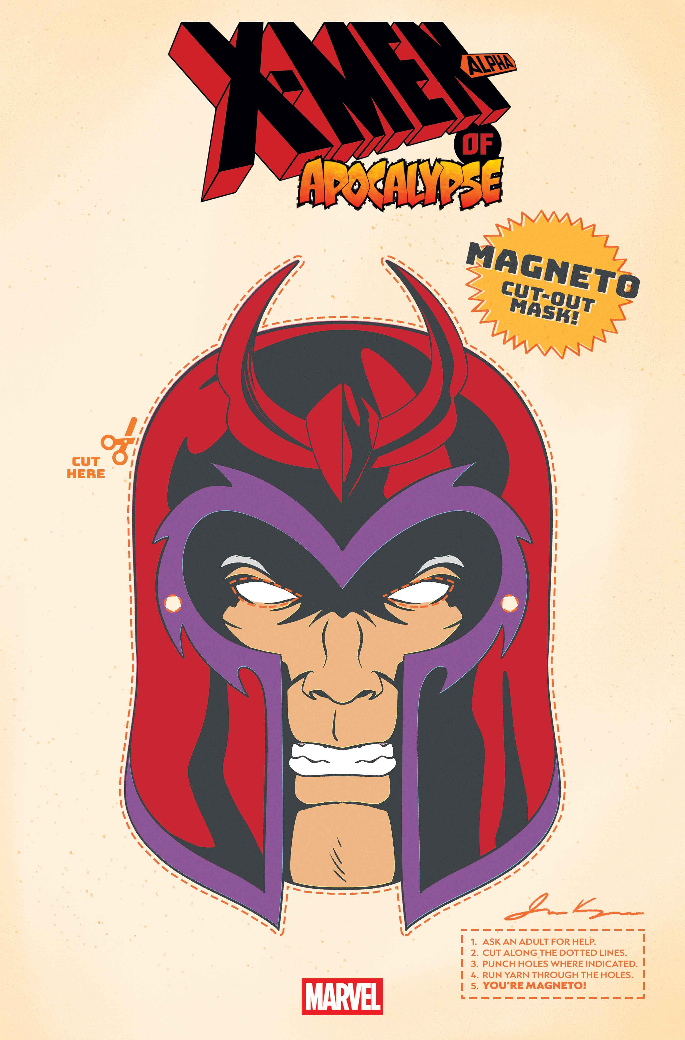 X Men Of Apocalypse Alpha #1 Retro Halloween Mask Variant | Dragon's Lair Comics and Fantasy Houston TX