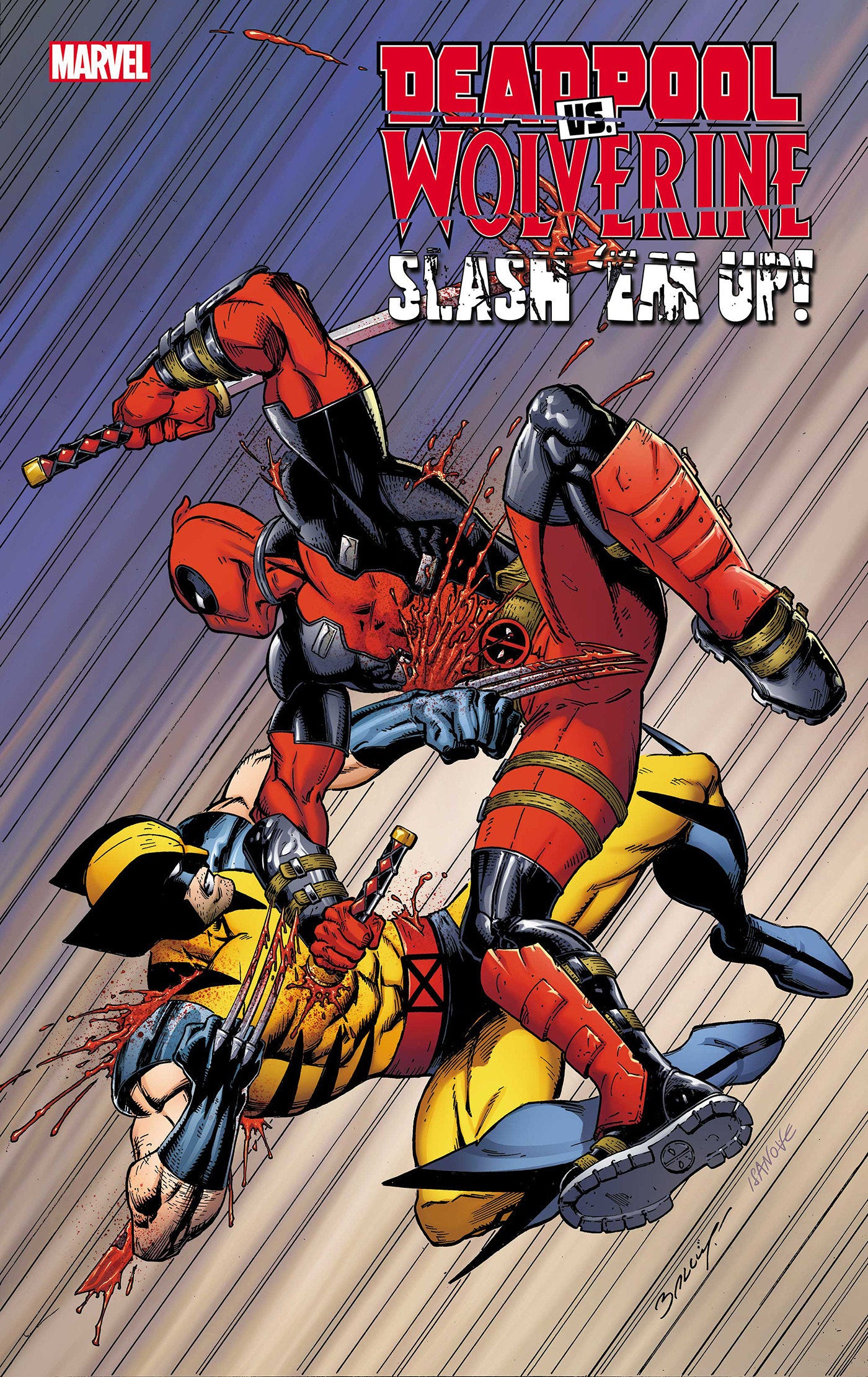Deadpool vs. Wolverine: Slash 'Em Up #1 Mark Bagley Variant | Dragon's Lair Comics and Fantasy Houston TX
