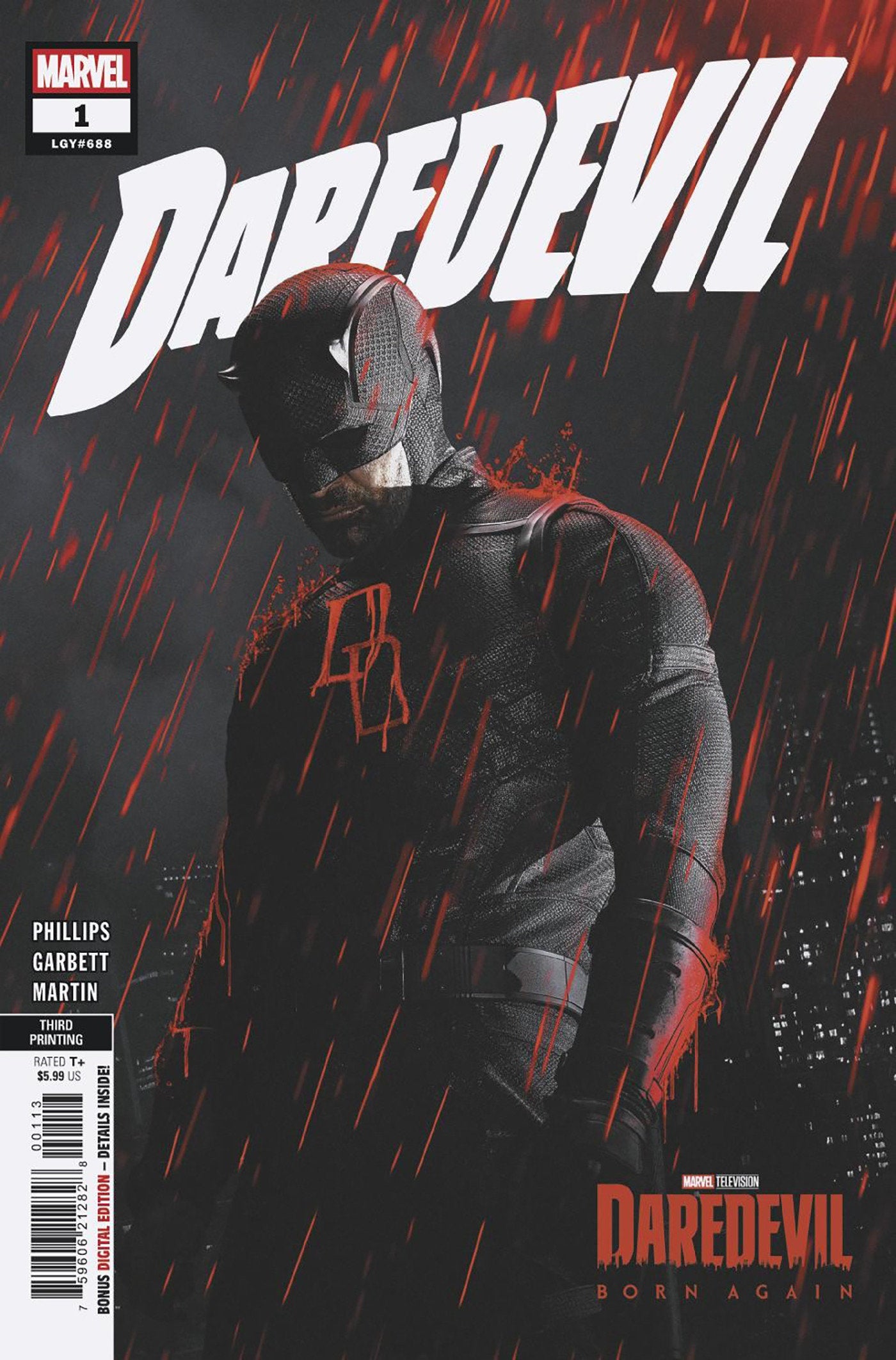 Daredevil #1 Marvel Television 3rd Printing Variant | Odin's Place
