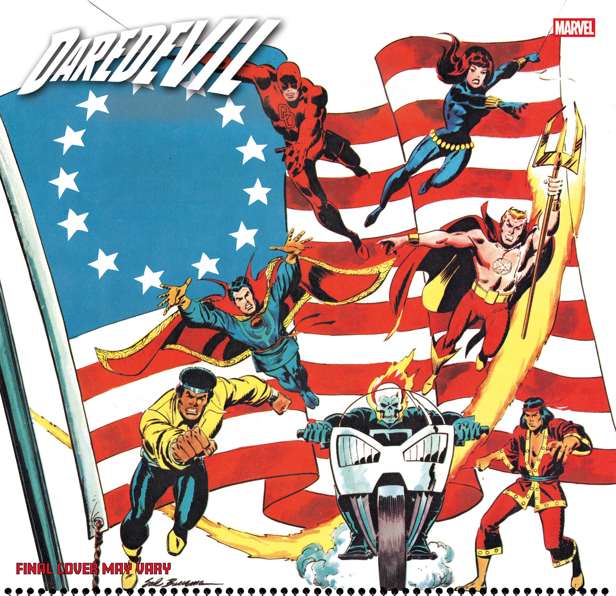 Daredevil #1 Sal Buscema Bicentennial Calendar Hidden Gem Variant | Odin's Place