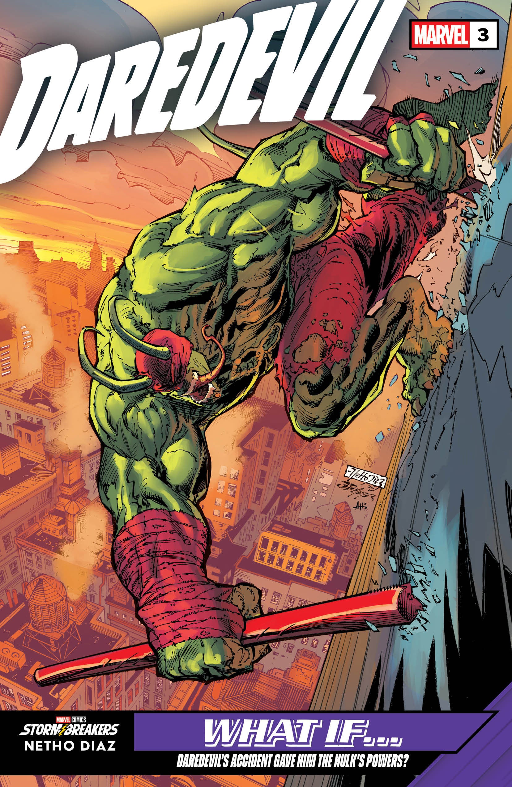 Daredevil #3 Netho Diaz What If...? Variant | Odin's Place