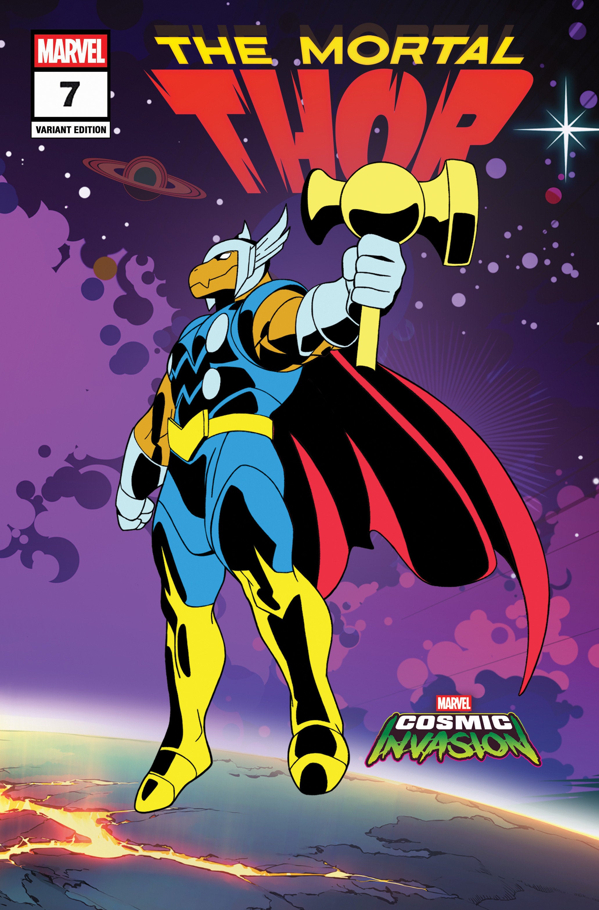 Mortal Thor #7 Marvel Cosmic Invasion Variant | Odin's Place