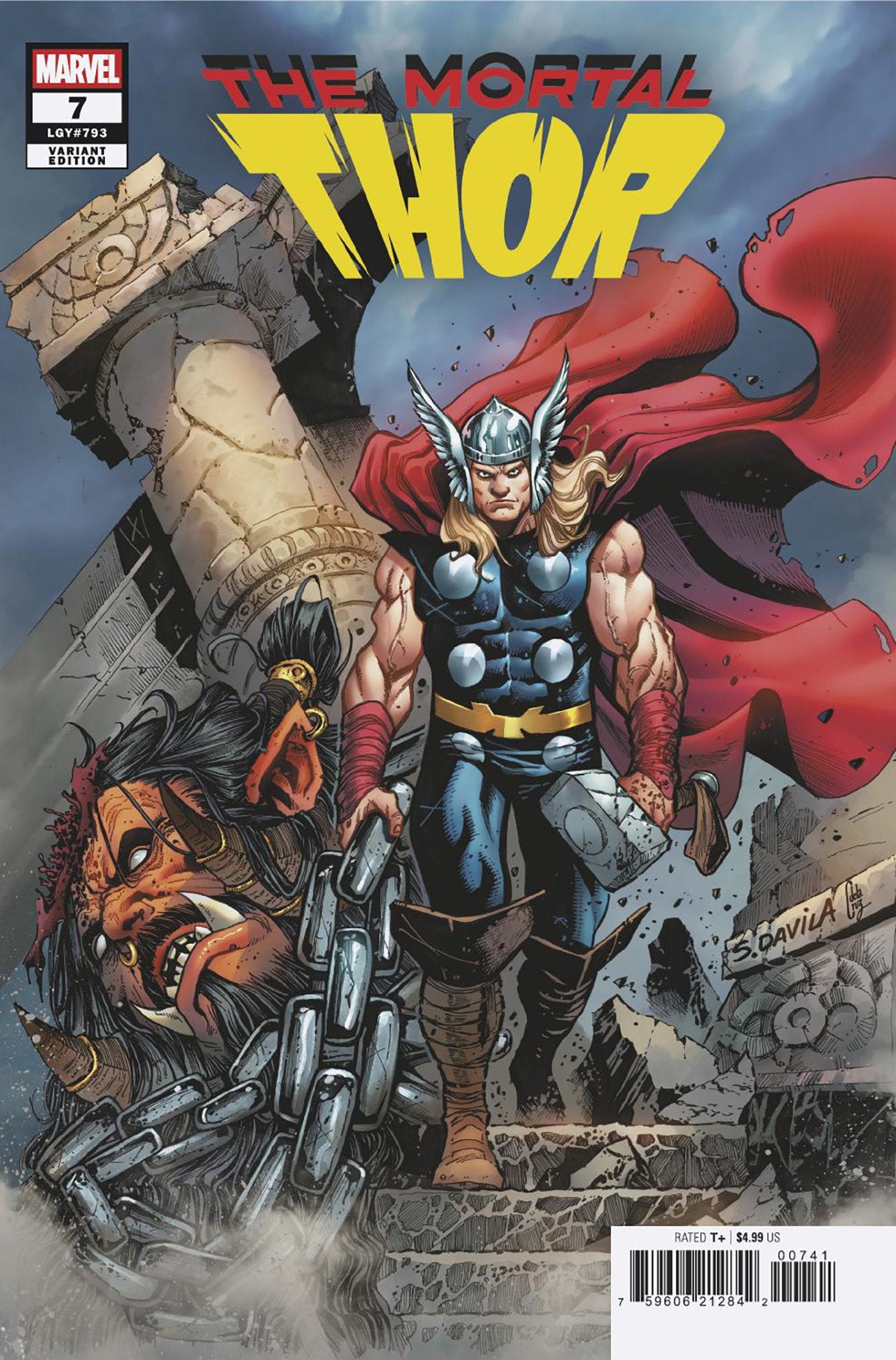 Mortal Thor #7 Sergio Davila Variant | Odin's Place