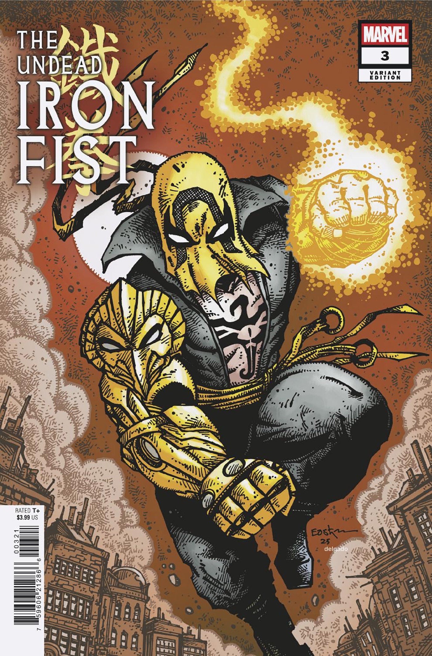 The Undead Iron Fist #3 Kevin Eastman Variant | Dragon's Lair Comics and Fantasy Houston TX
