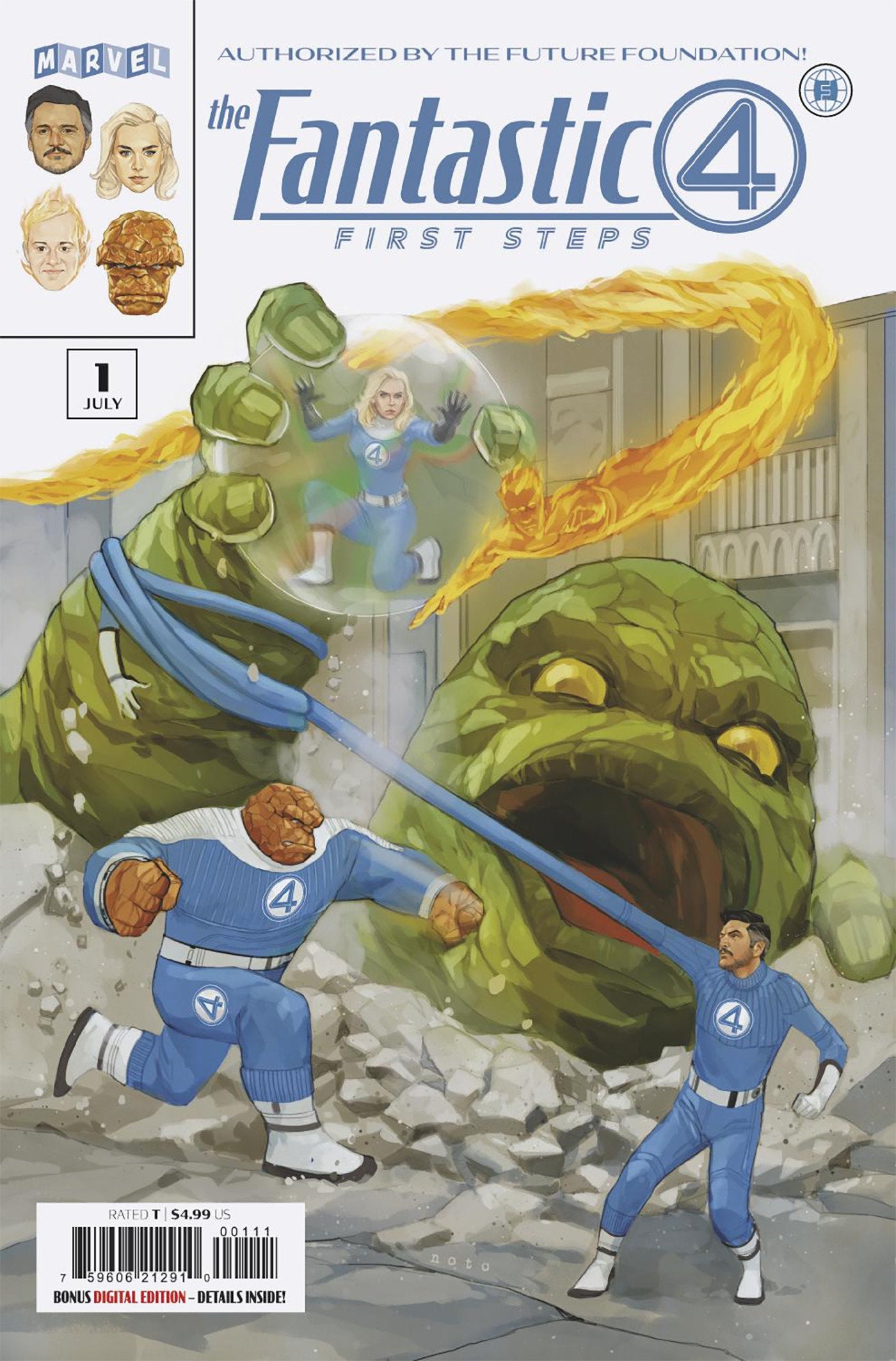 Fantastic Four: First Steps #1 Phil Noto Cover A | Dragon's Lair Comics and Fantasy Houston TX