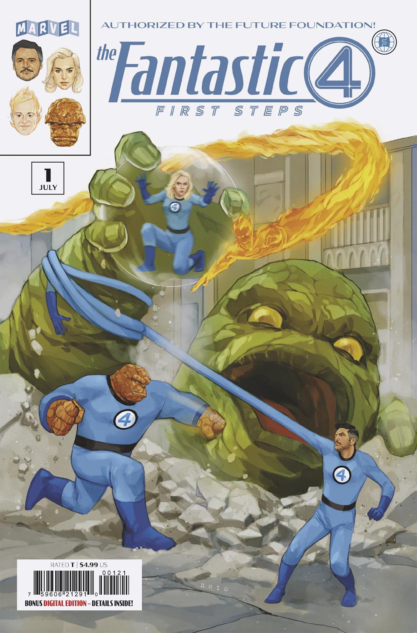 Fantastic Four: First Steps #1 Phil Noto Cover B | Dragon's Lair Comics and Fantasy Houston TX