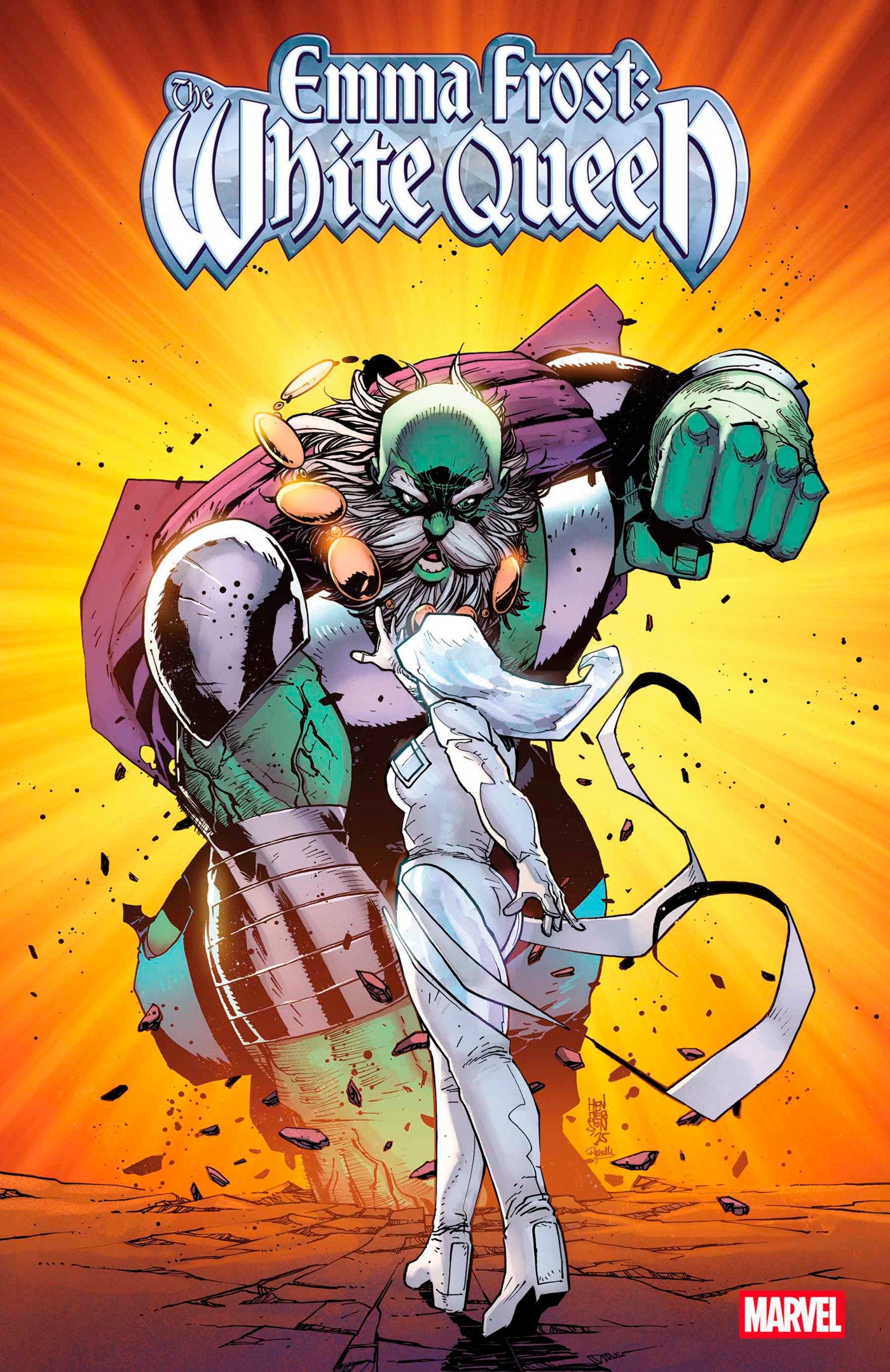 Emma Frost: The White Queen #1 Mike Henderson Bring On The Bad Guys Variant | Dragon's Lair Comics and Fantasy Houston TX