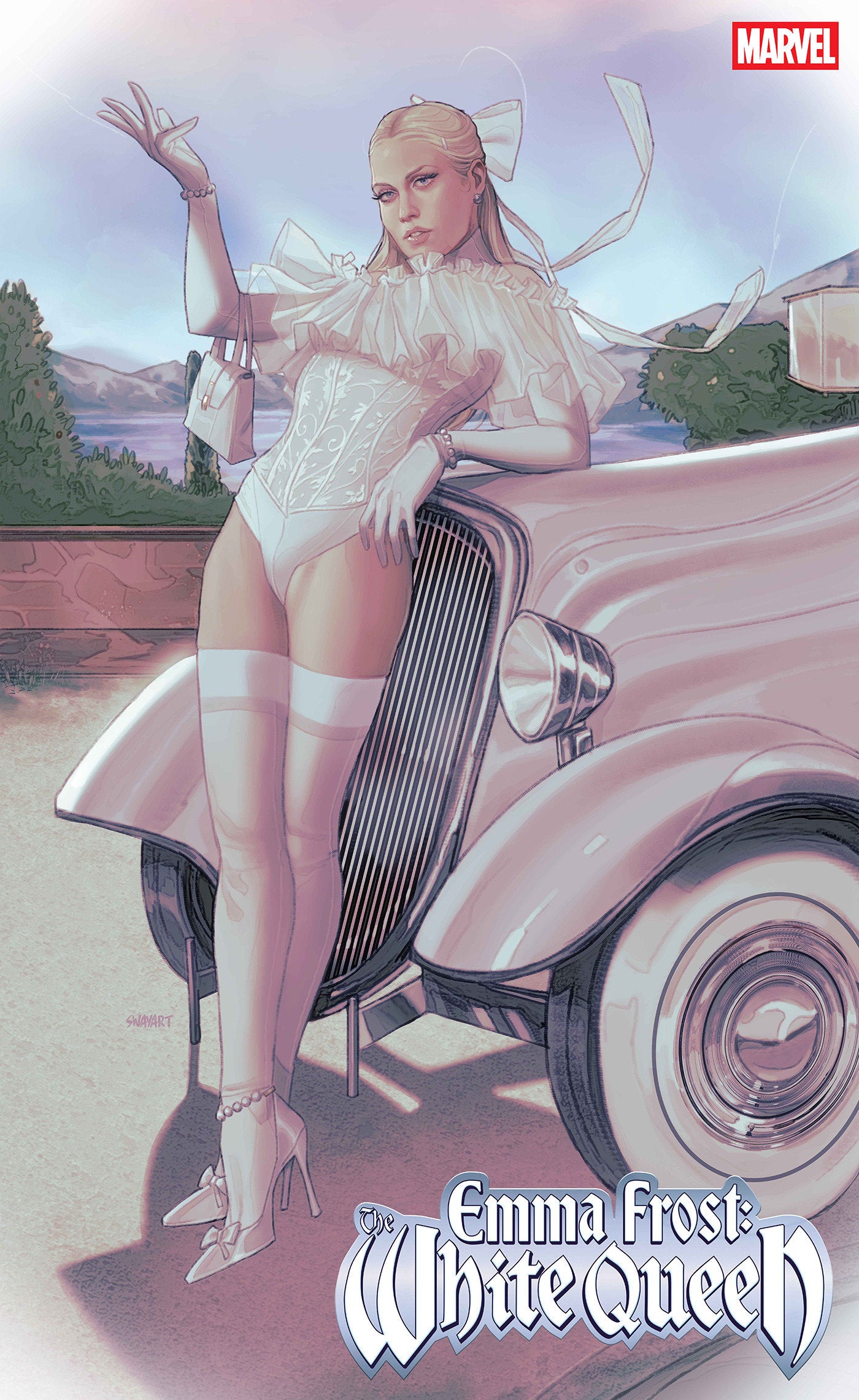 Emma Frost: The White Queen #1 Joshua Swaby Emma Frost Variant | Dragon's Lair Comics and Fantasy Houston TX