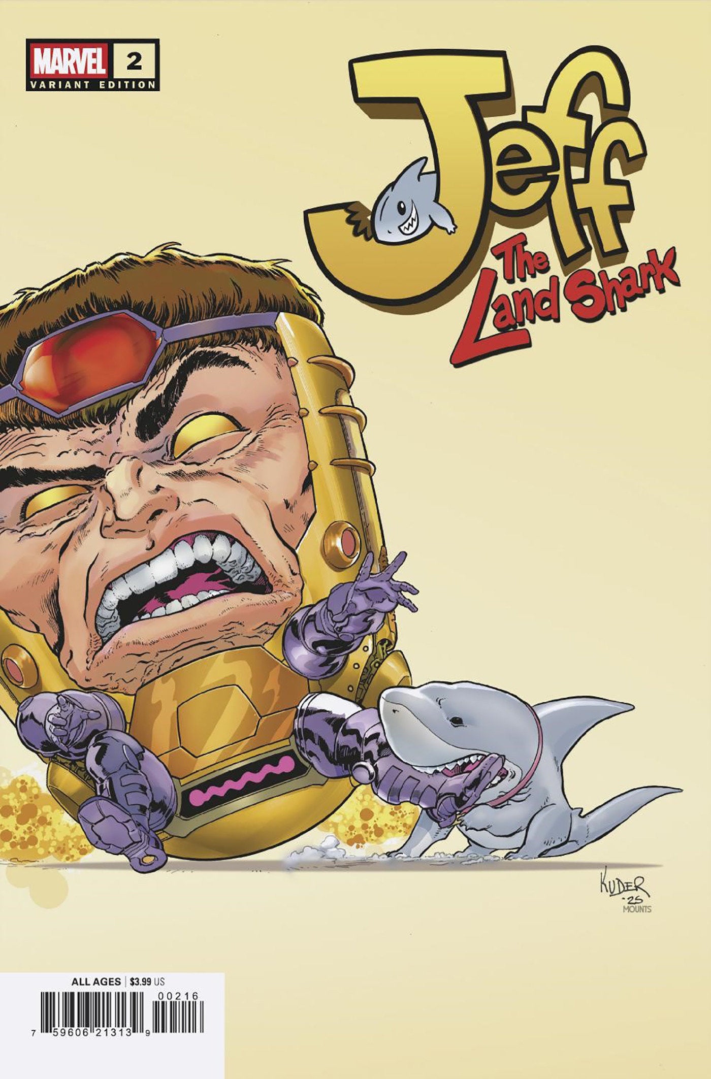 Jeff The Land Shark #2 Aaron Kuder Variant | Dragon's Lair Comics and Fantasy Houston TX