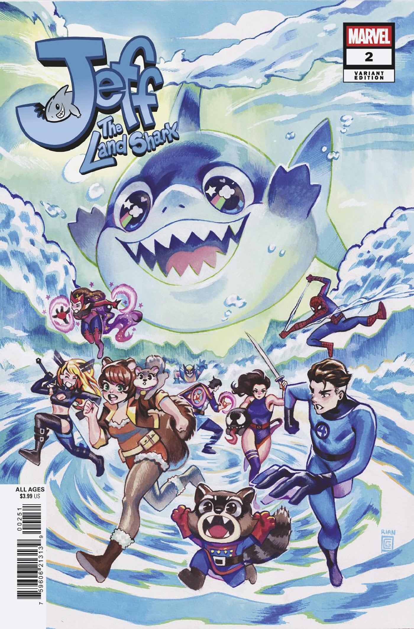 Jeff The Land Shark #2 Rian Gonzales Variant | Dragon's Lair Comics and Fantasy Houston TX
